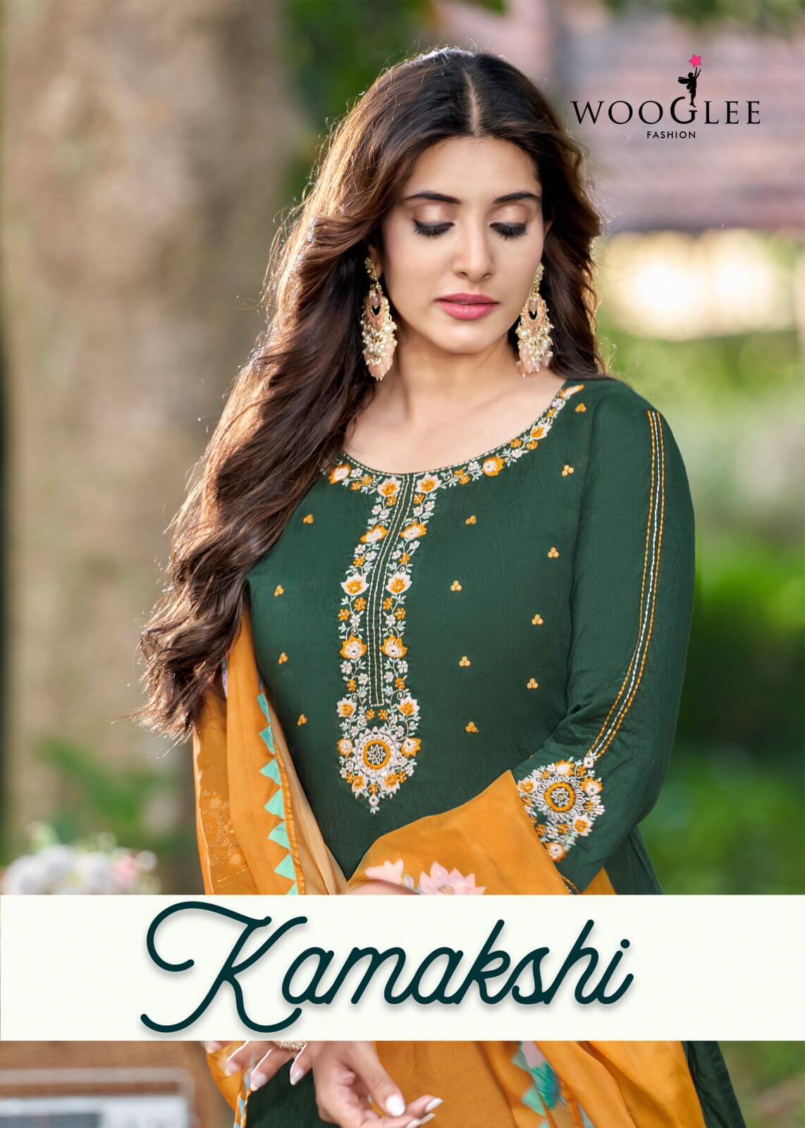 Wooglee Fashion Kamakshi Embroidery Salwar Kameez Catalog collection 3