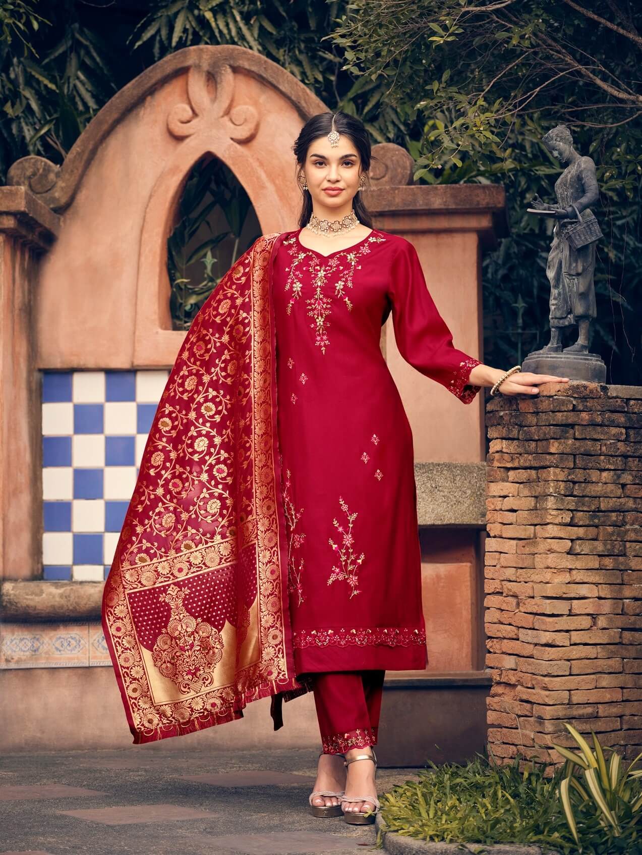 Lily And Lali Hasmeena Vol 2 Embroidery Salwar Kameez Catalog collection 1