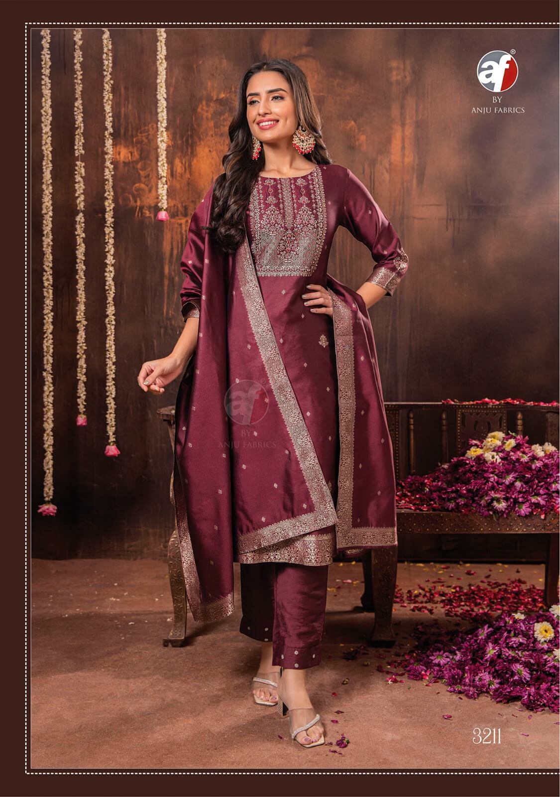 Anju Fabrics Silk Affairs 2 Designer Wedding Party Salwar Suits collection 4
