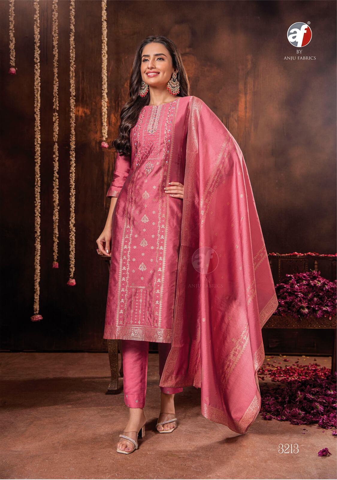 Anju Fabrics Silk Affairs 2 Designer Wedding Party Salwar Suits collection 6