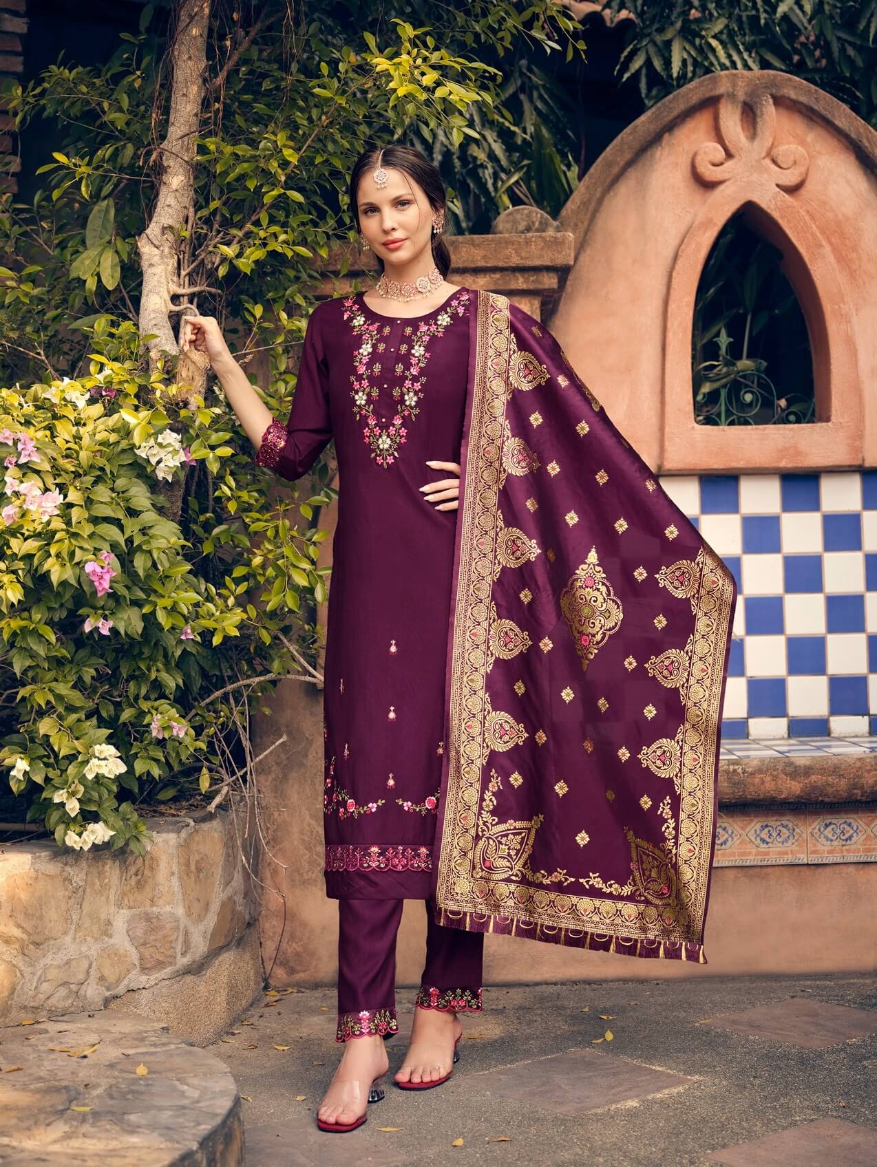 Lily And Lali Hasmeena Vol 2 Embroidery Salwar Kameez Catalog collection 4