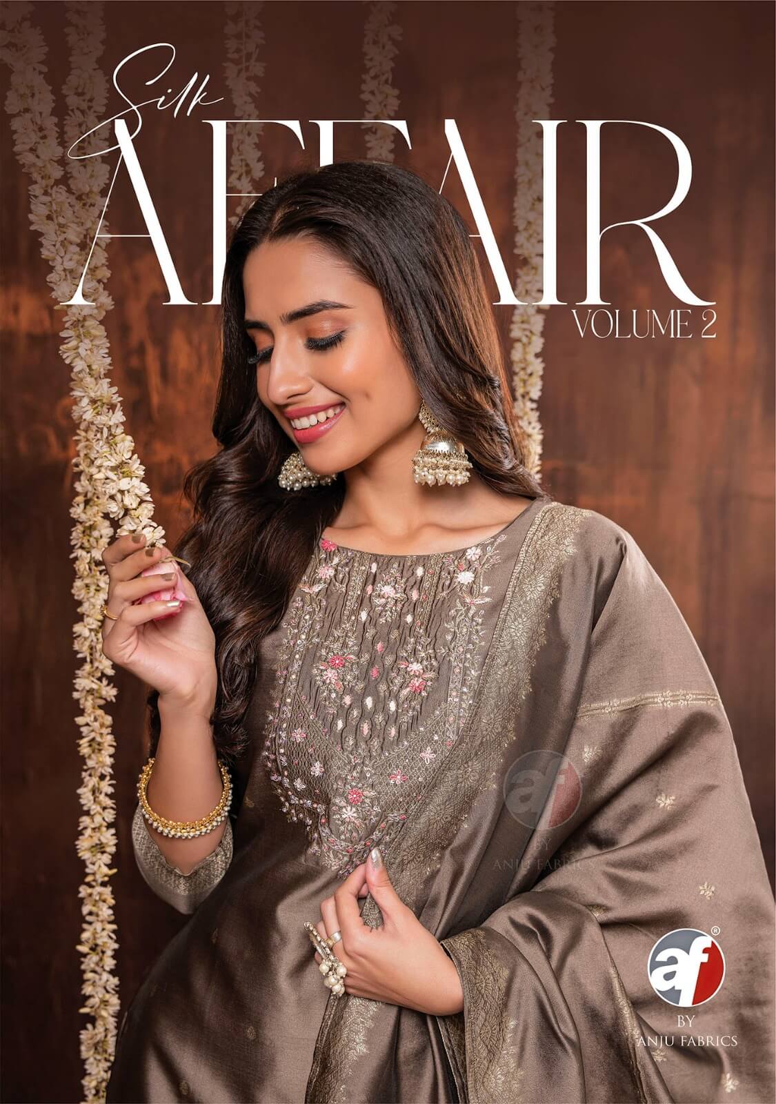 Anju Fabrics Silk Affairs 2 Designer Wedding Party Salwar Suits collection 1