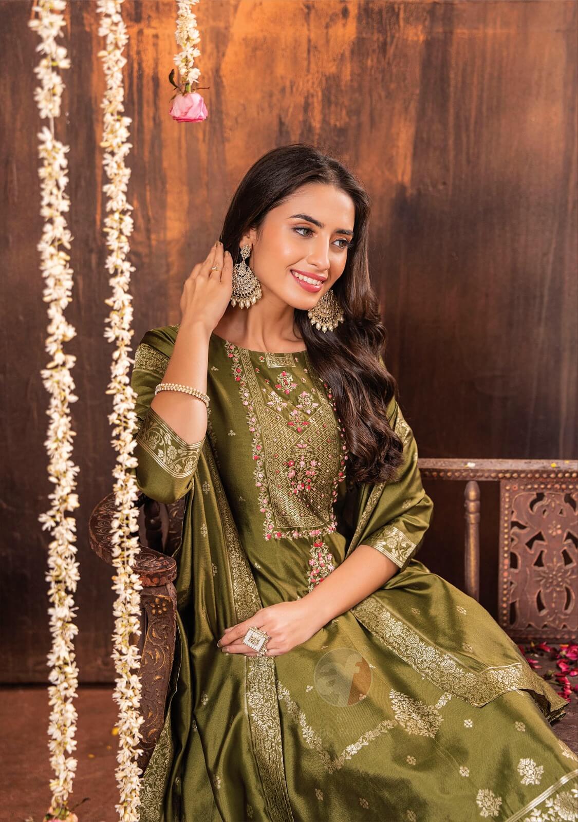 Anju Fabrics Silk Affairs 2 Designer Wedding Party Salwar Suits collection 7