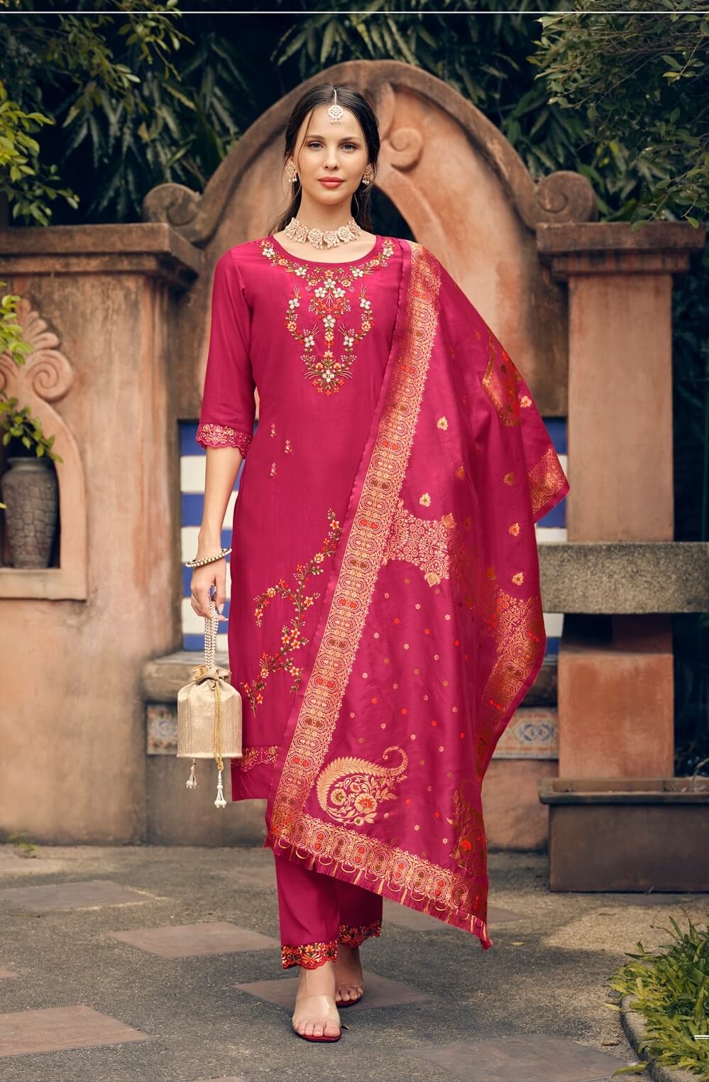 Lily And Lali Hasmeena Vol 2 Embroidery Salwar Kameez Catalog collection 6