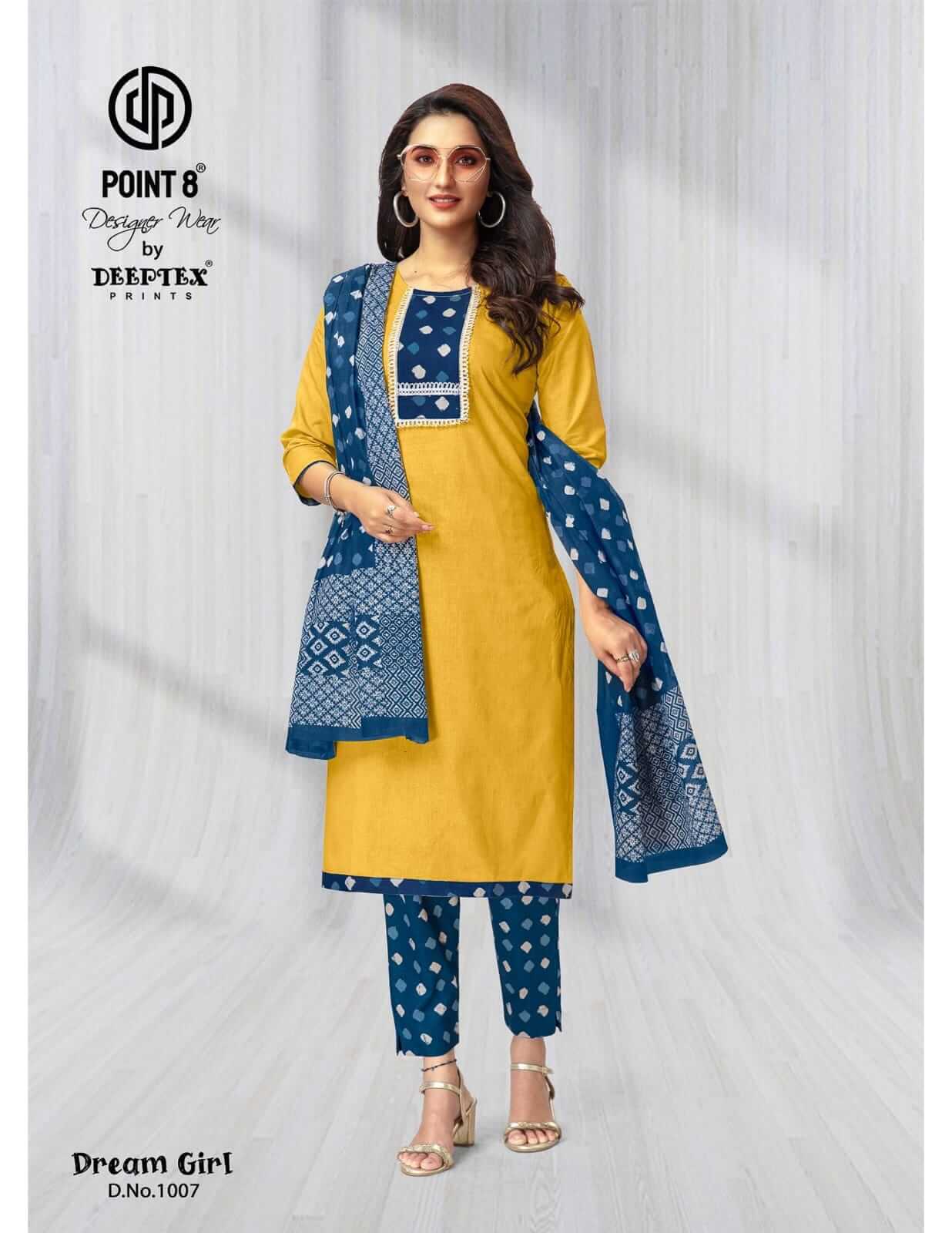 Deeptex Point 8 Dream Girl Vol 1 Cotton Readymade Dress Catalog collection 10