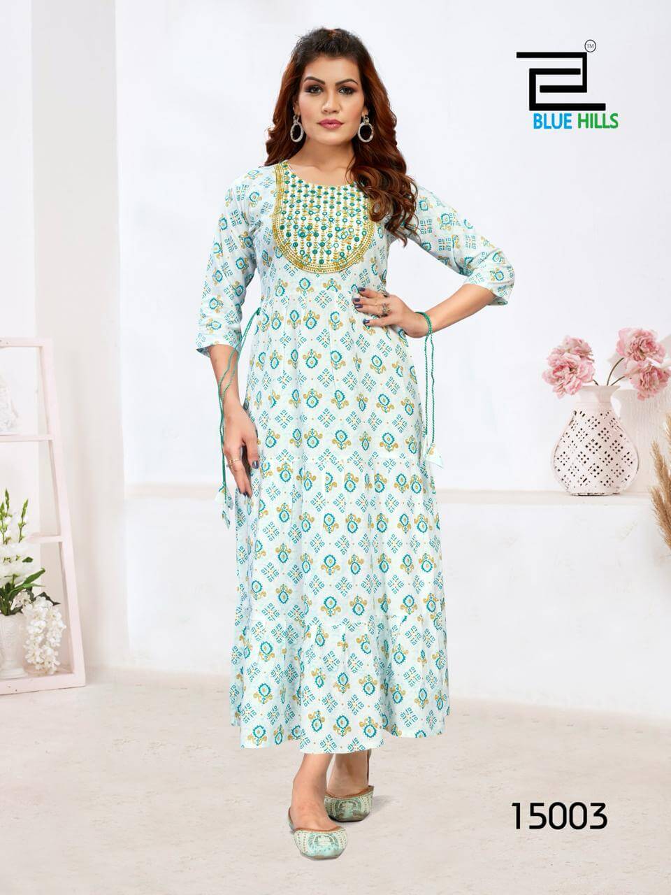 Blue Hills Sarfaraz Vol 15 Printed Gowns Catalog collection 4