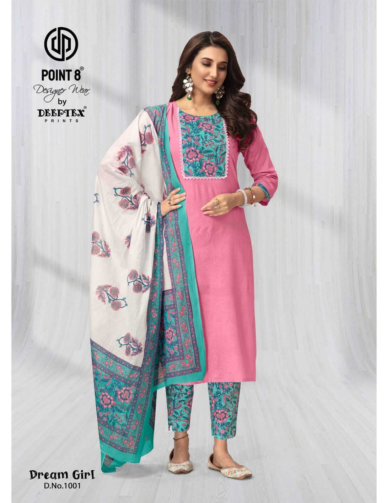 Deeptex Point 8 Dream Girl Vol 1 Cotton Readymade Dress Catalog collection 5