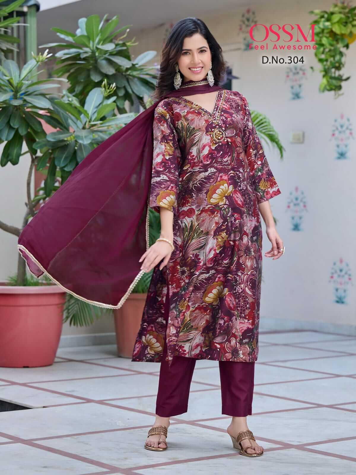 Ossm Muskan Vol 3 Printed Salwar Kameez Catalog collection 4