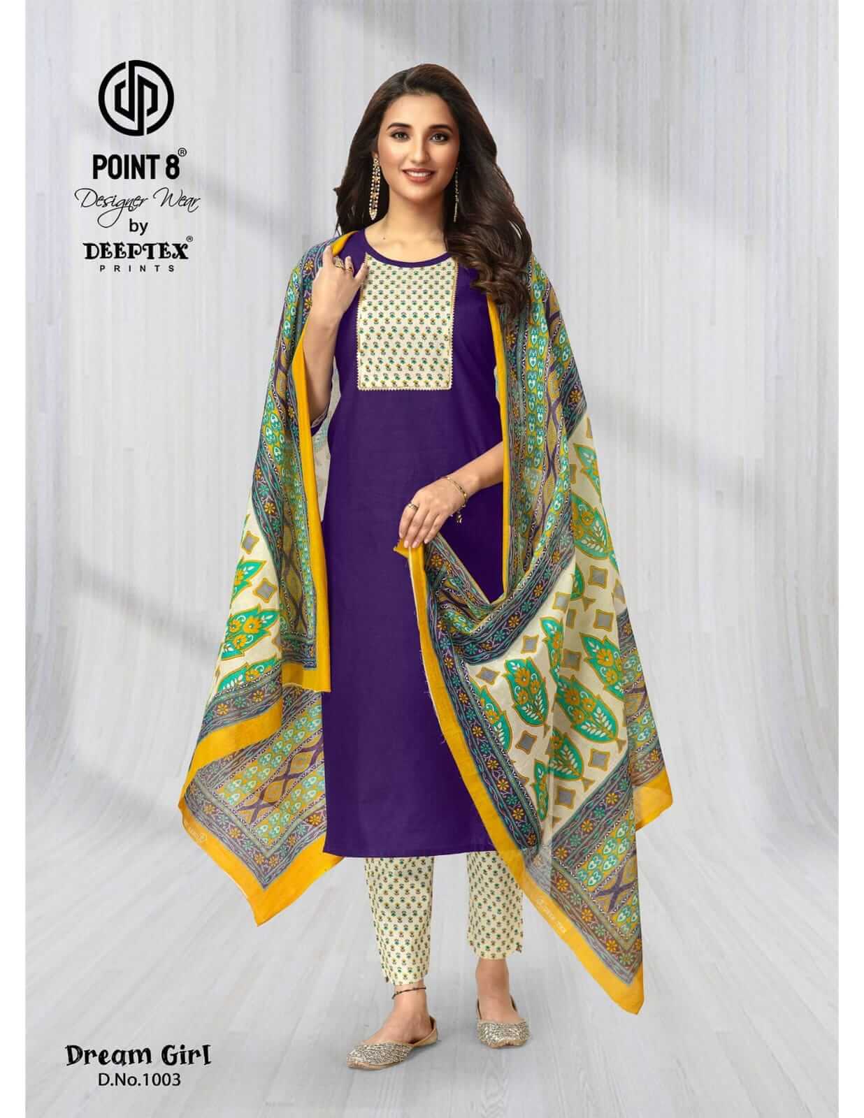 Deeptex Point 8 Dream Girl Vol 1 Cotton Readymade Dress Catalog collection 1