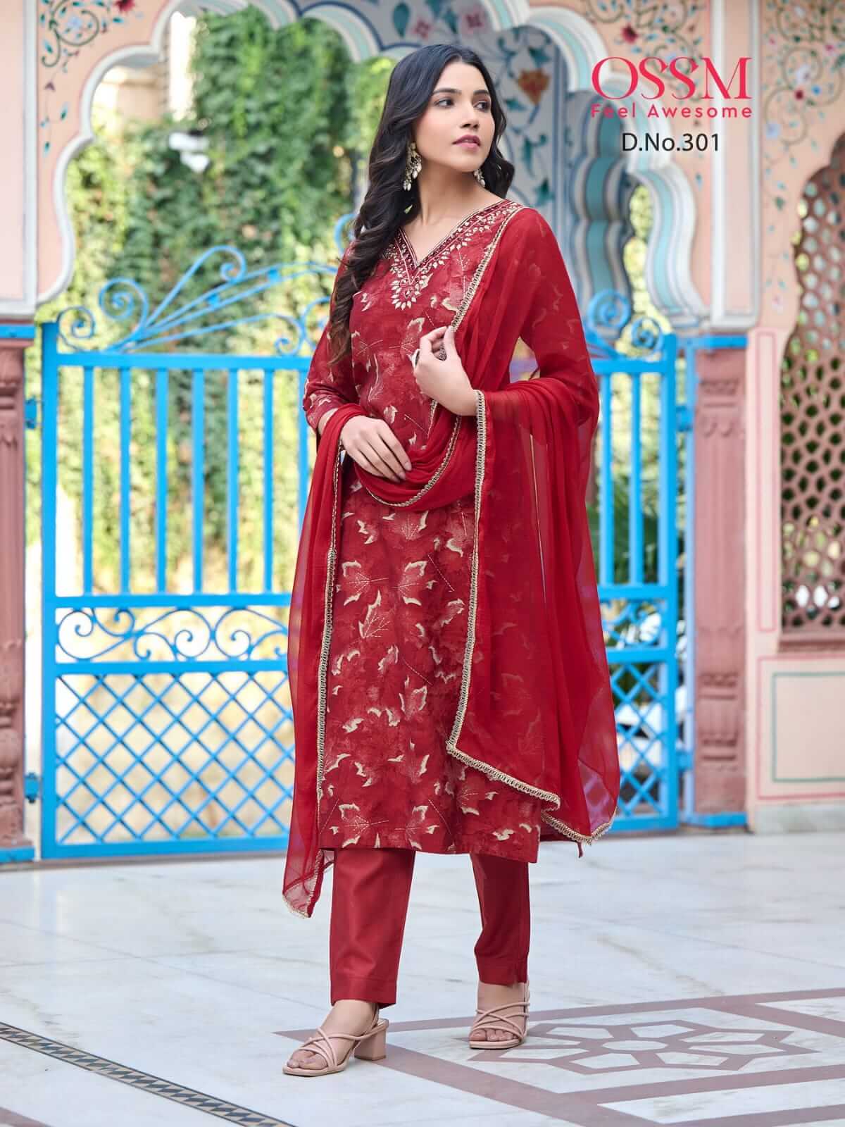 Ossm Muskan Vol 3 Printed Salwar Kameez Catalog collection 1