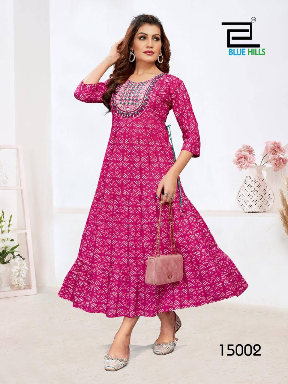 Blue Hills Sarfaraz Vol 15 Printed Gowns Catalog collection 6