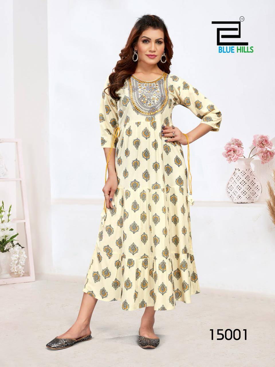 Blue Hills Sarfaraz Vol 15 Printed Gowns Catalog collection 7