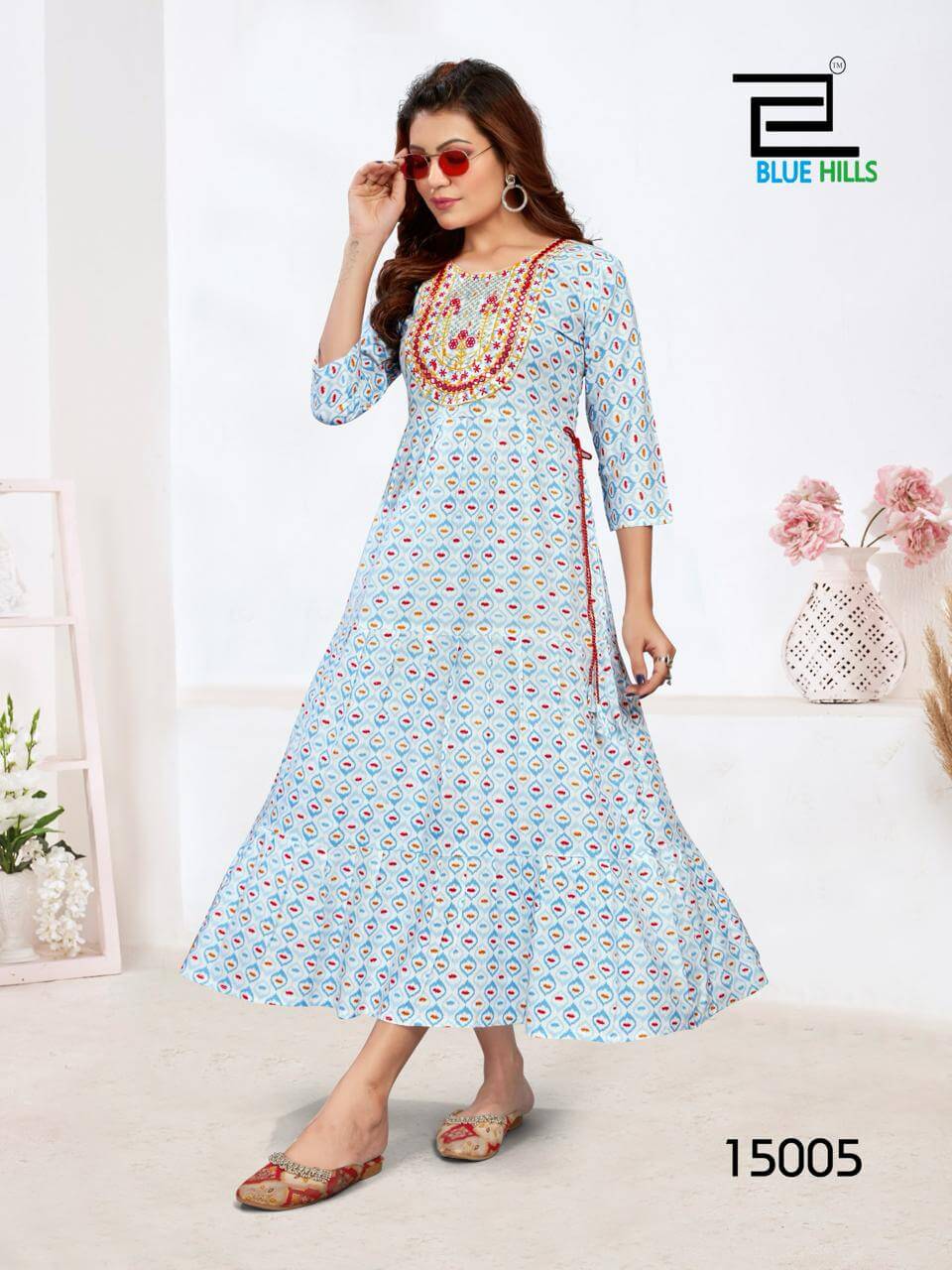 Blue Hills Sarfaraz Vol 15 Printed Gowns Catalog collection 2