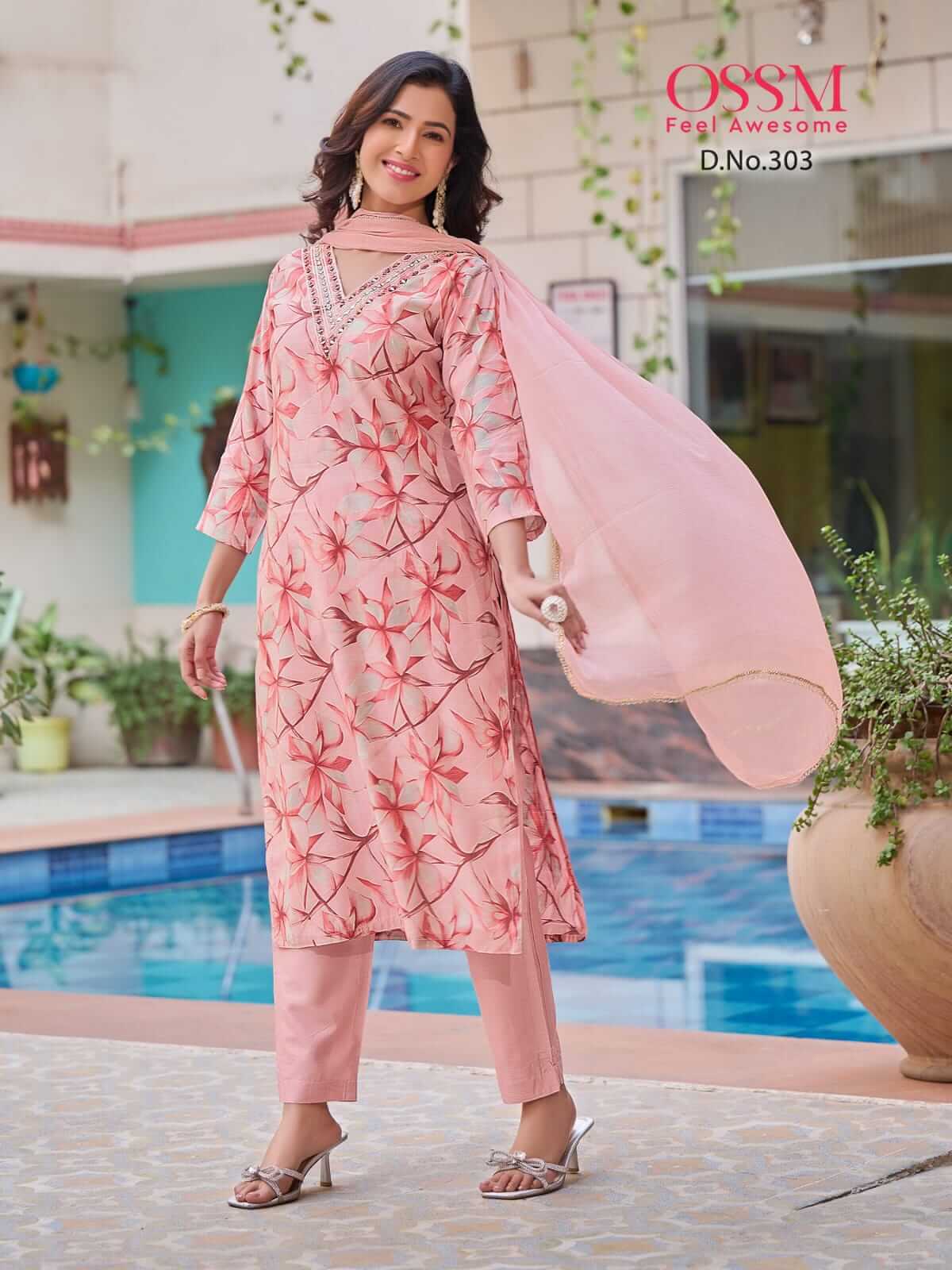 Ossm Muskan Vol 3 Printed Salwar Kameez Catalog collection 3