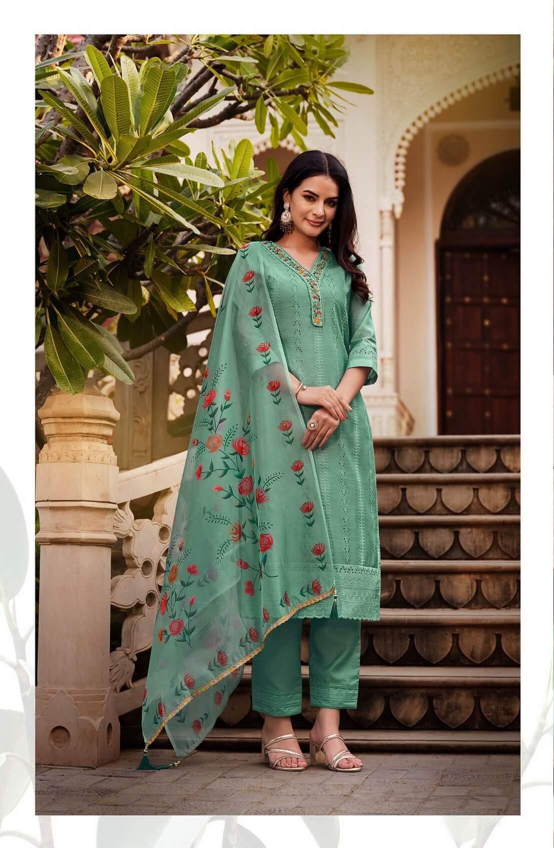 Lily And Lali Lucknowi Vol 3 Churidar Salwar Suits Catalog collection 3