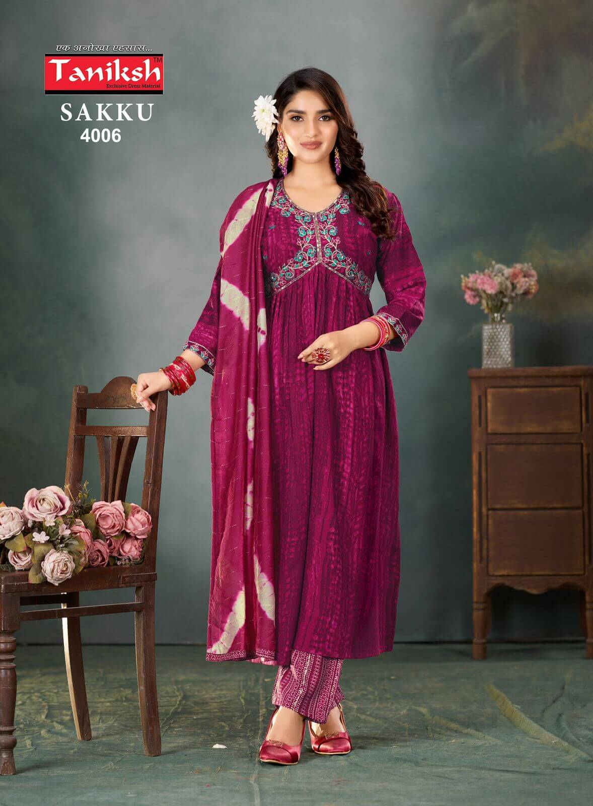 Taniksh Sakku Vol 4 Alia Cut Readymade Dress Catalog collection 5