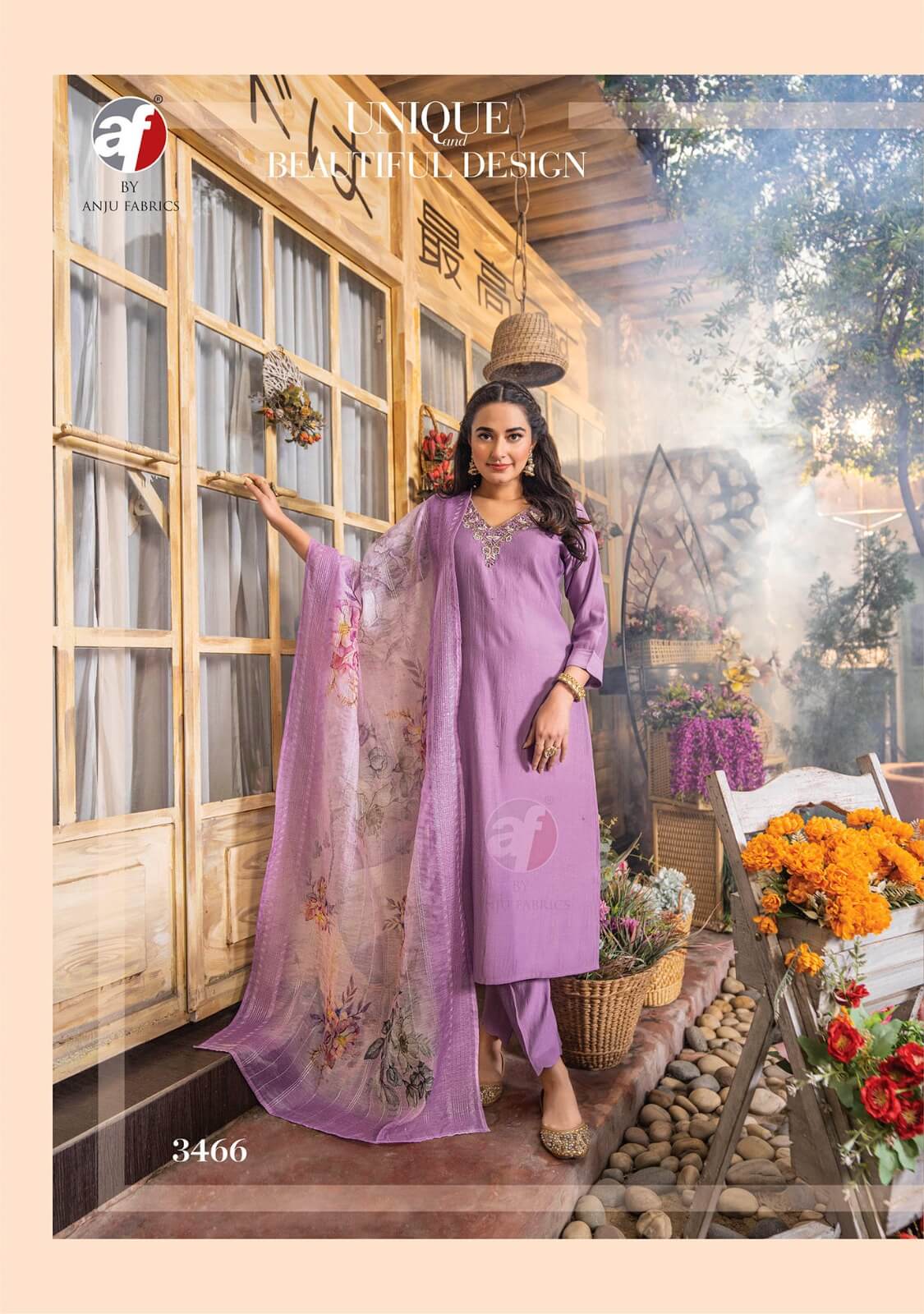 Anju Fabrics Shararat Vol 5 Designer Wedding Party Salwar Suits collection 1