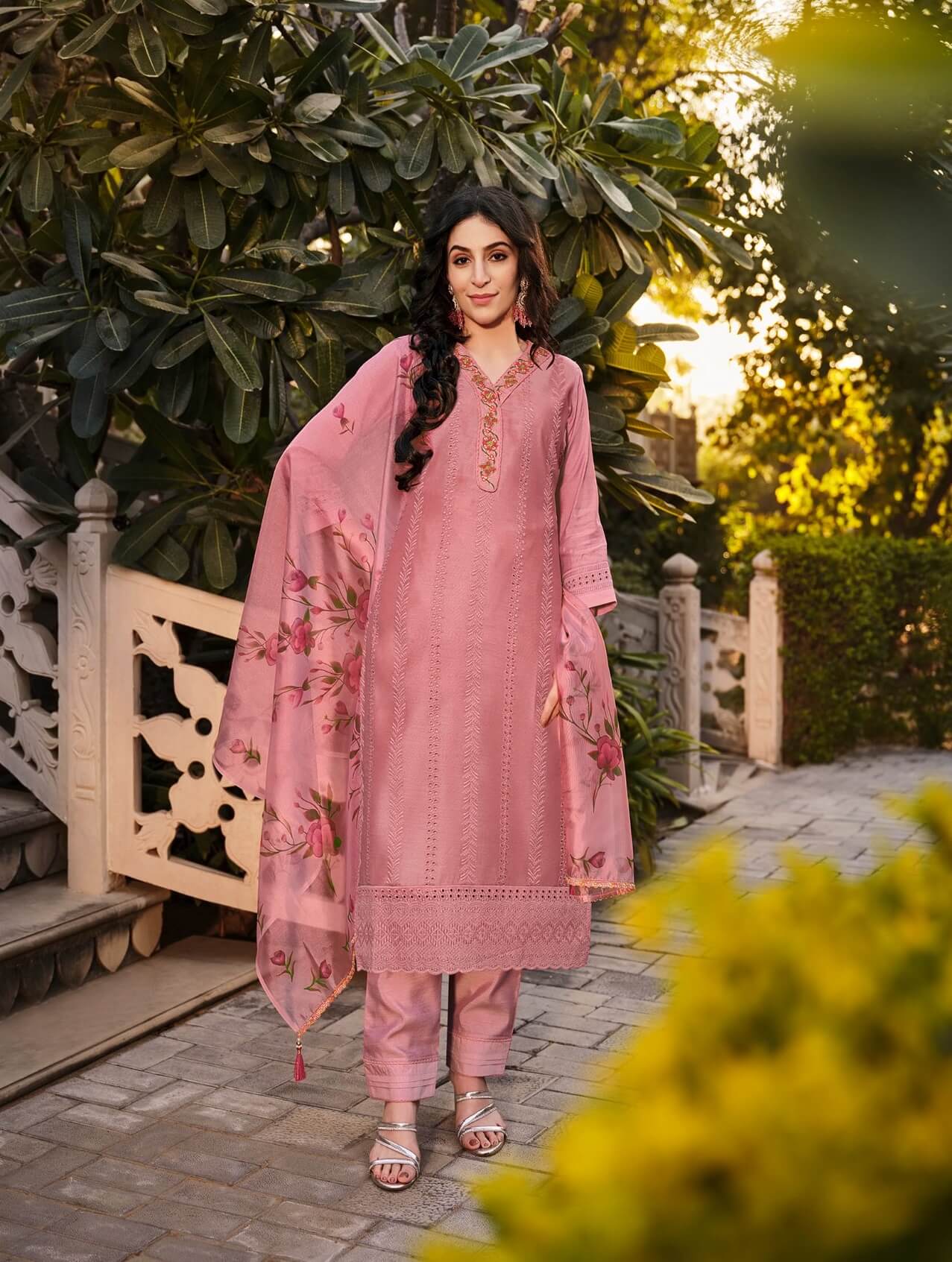 Lily And Lali Lucknowi Vol 3 Churidar Salwar Suits Catalog collection 2