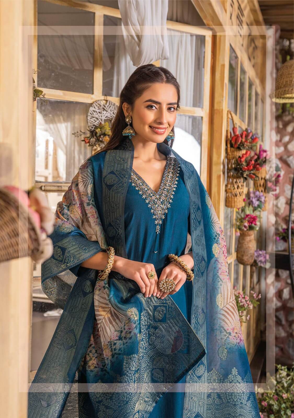Anju Fabrics Shararat Vol 5 Designer Wedding Party Salwar Suits collection 6