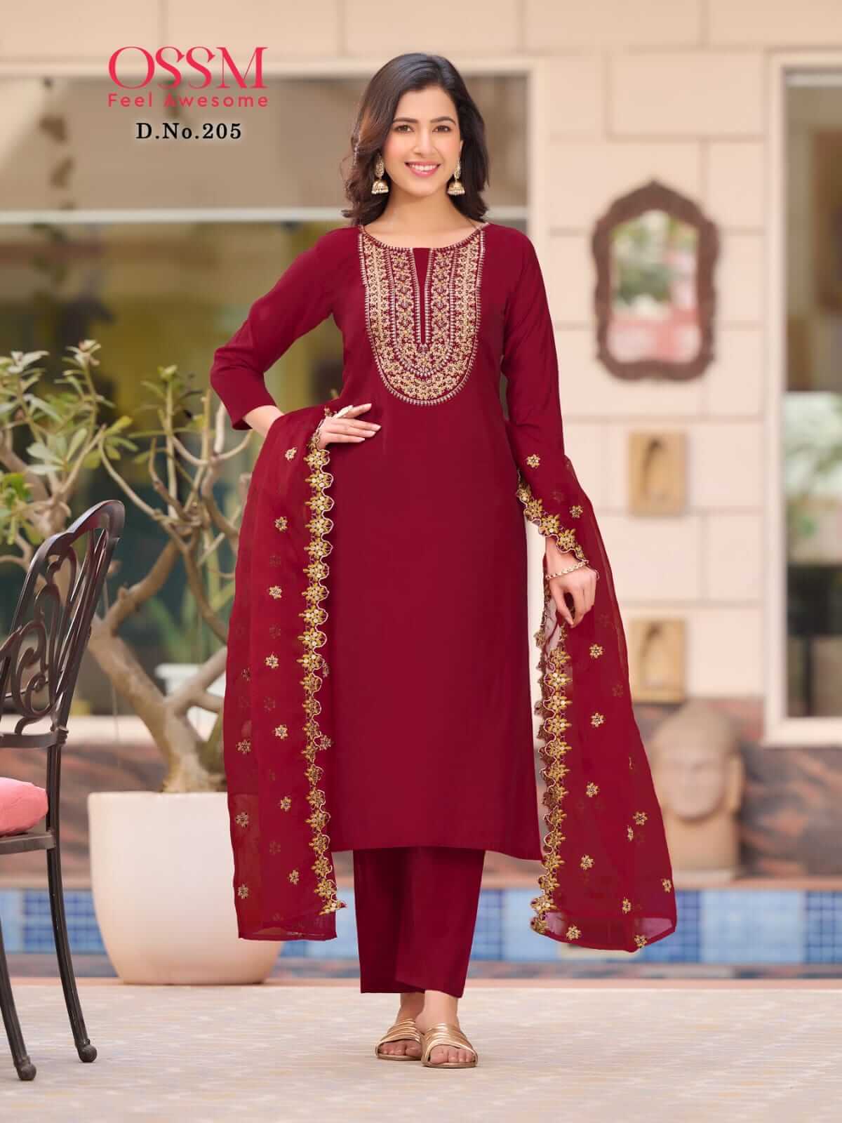 Ossm Festive Stories Vol 2 Embroidery Salwar Kameez Catalog collection 5