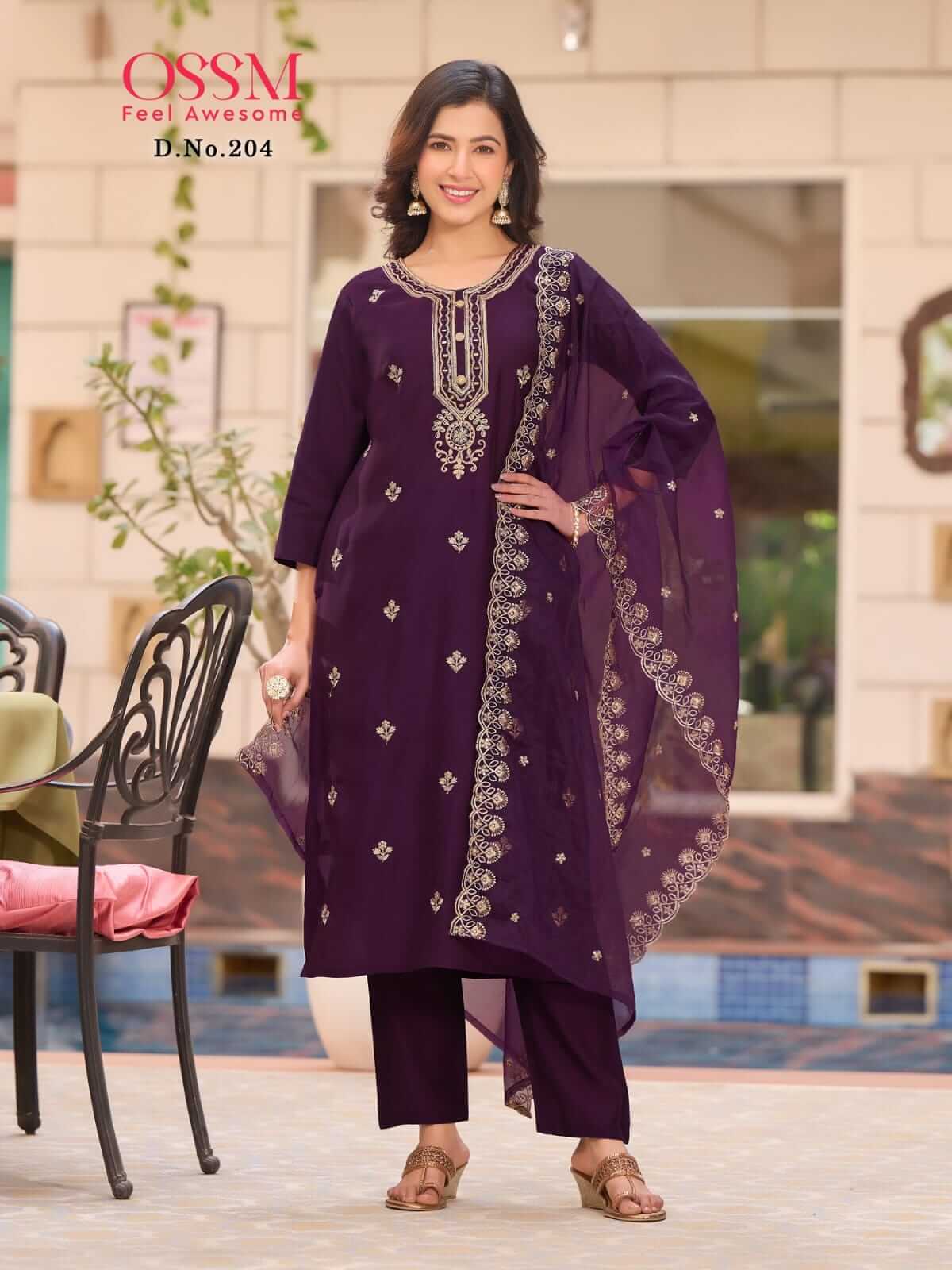 Ossm Festive Stories Vol 2 Embroidery Salwar Kameez Catalog collection 4