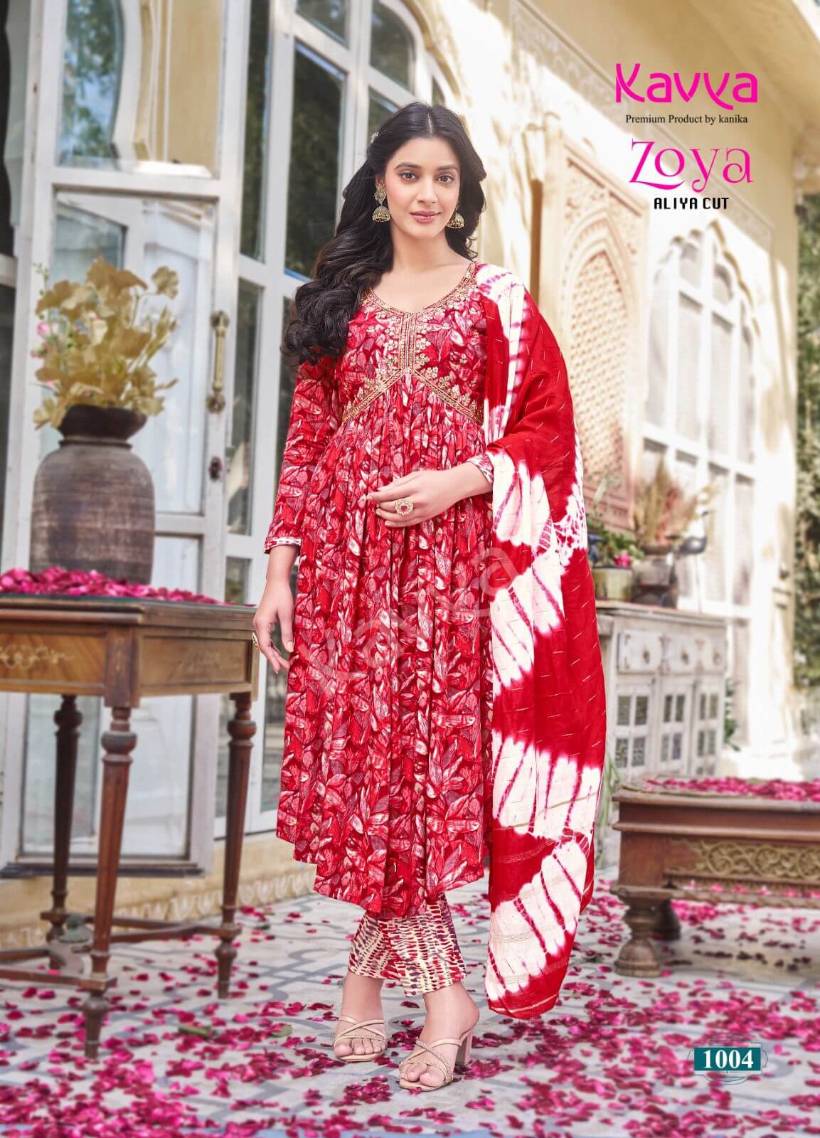 Kavya Zoya Vol 1 Aliya Cut Readymade Dress Catalog collection 14