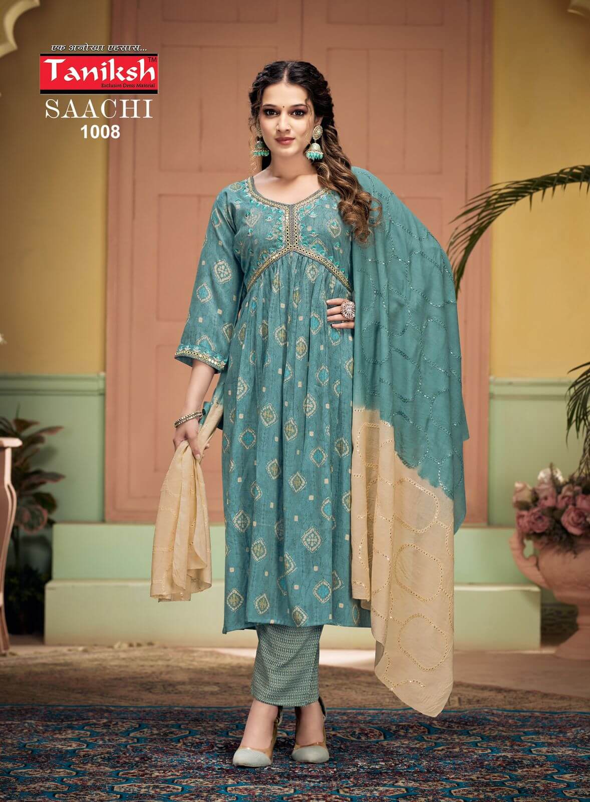 Taniksh Saachi Vol 1 Aliya Cut Readymade Dress Catalog collection 7