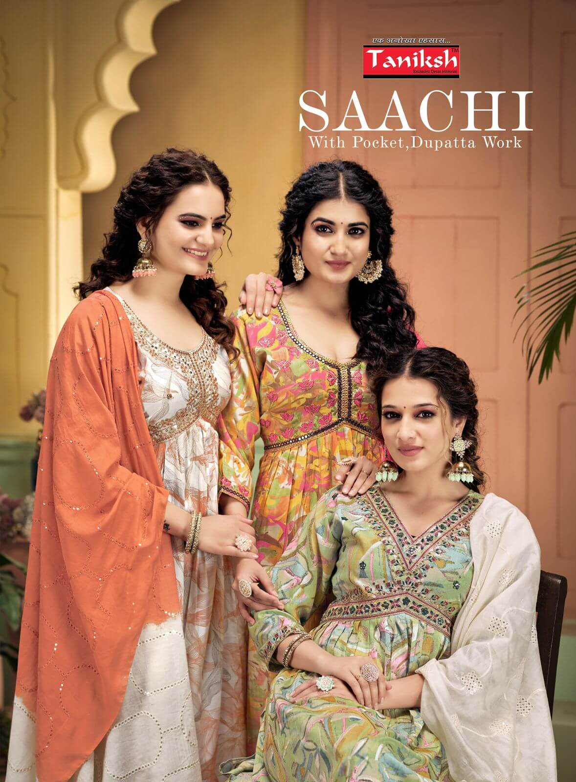 Taniksh Saachi Vol 1 Aliya Cut Readymade Dress Catalog collection 9