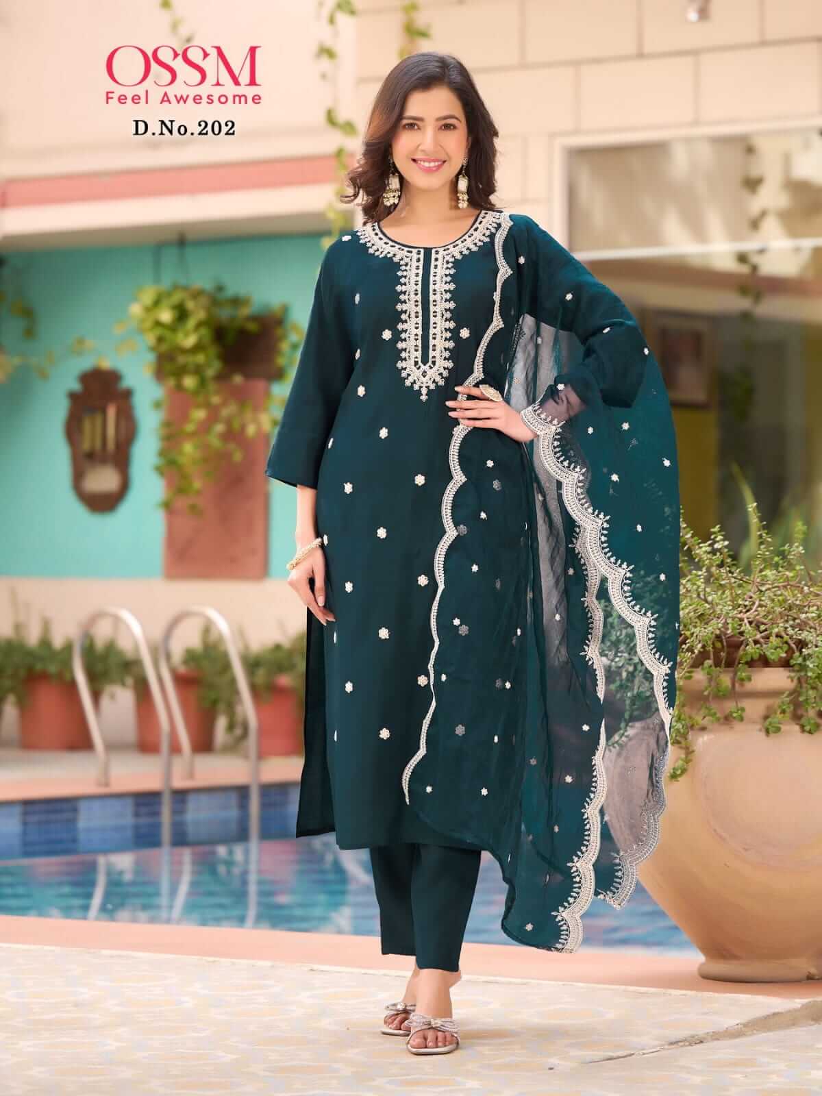 Ossm Festive Stories Vol 2 Embroidery Salwar Kameez Catalog collection 2