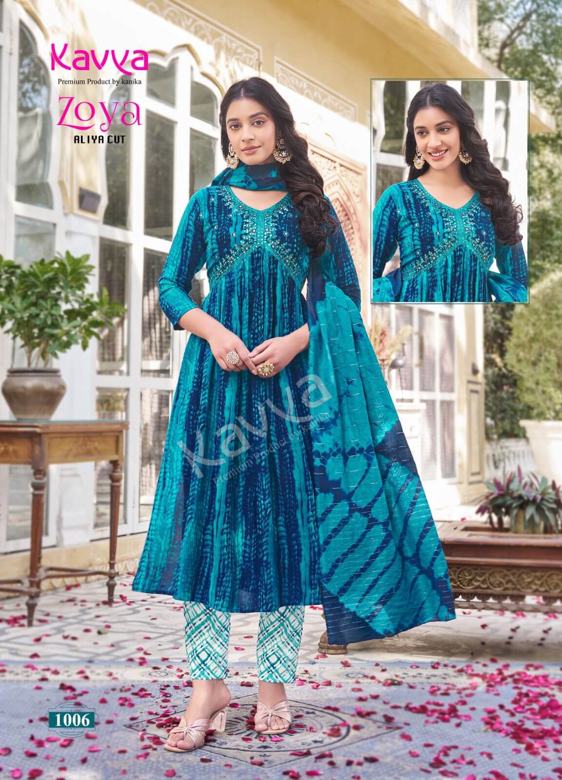 Kavya Zoya Vol 1 Aliya Cut Readymade Dress Catalog collection 11