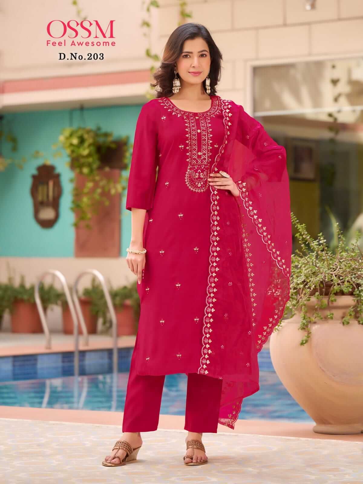 Ossm Festive Stories Vol 2 Embroidery Salwar Kameez Catalog collection 3