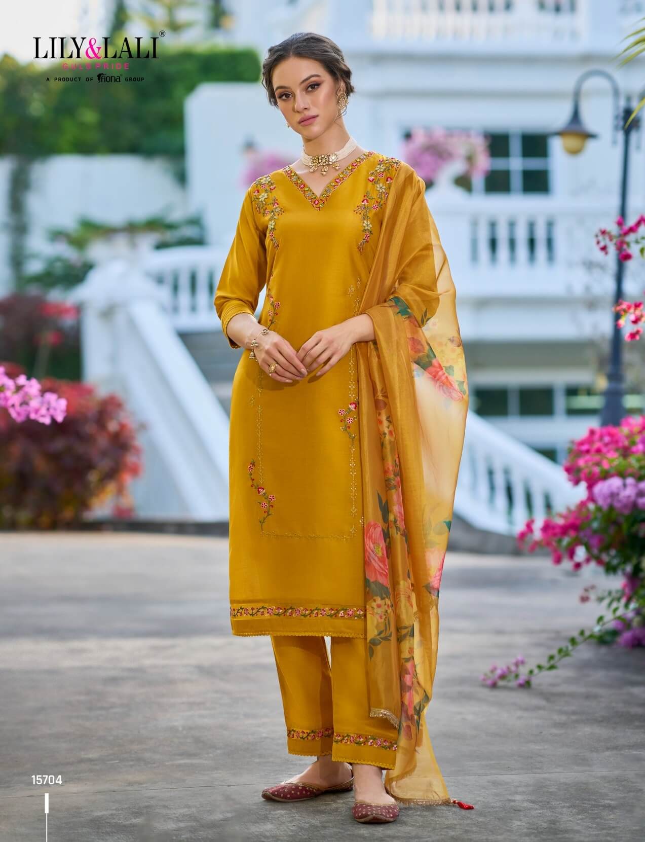 Lily And Lali Falak Embroidery Salwar Kameez Catalog collection 3