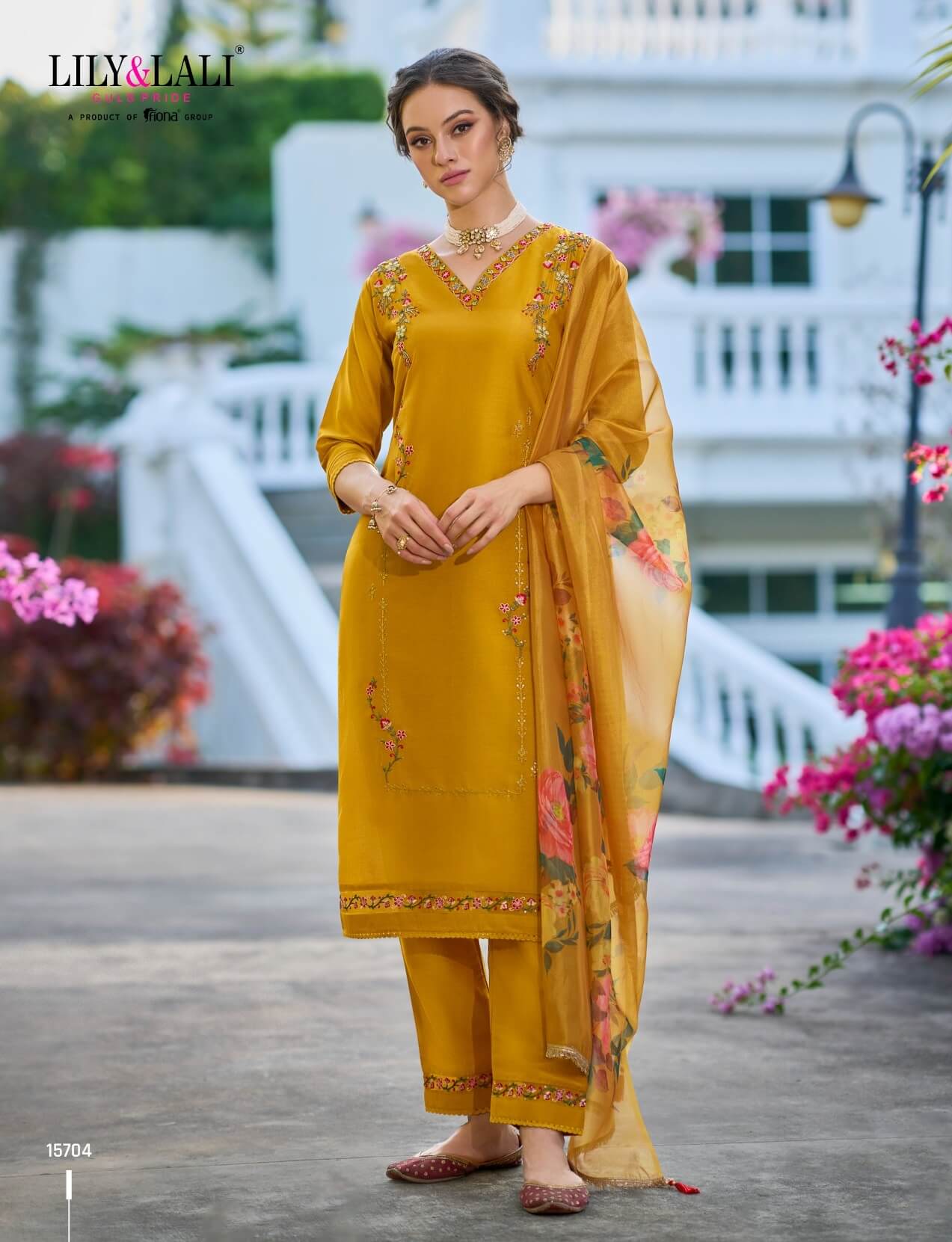 Lily And Lali Falak Embroidery Salwar Kameez Catalog collection 7