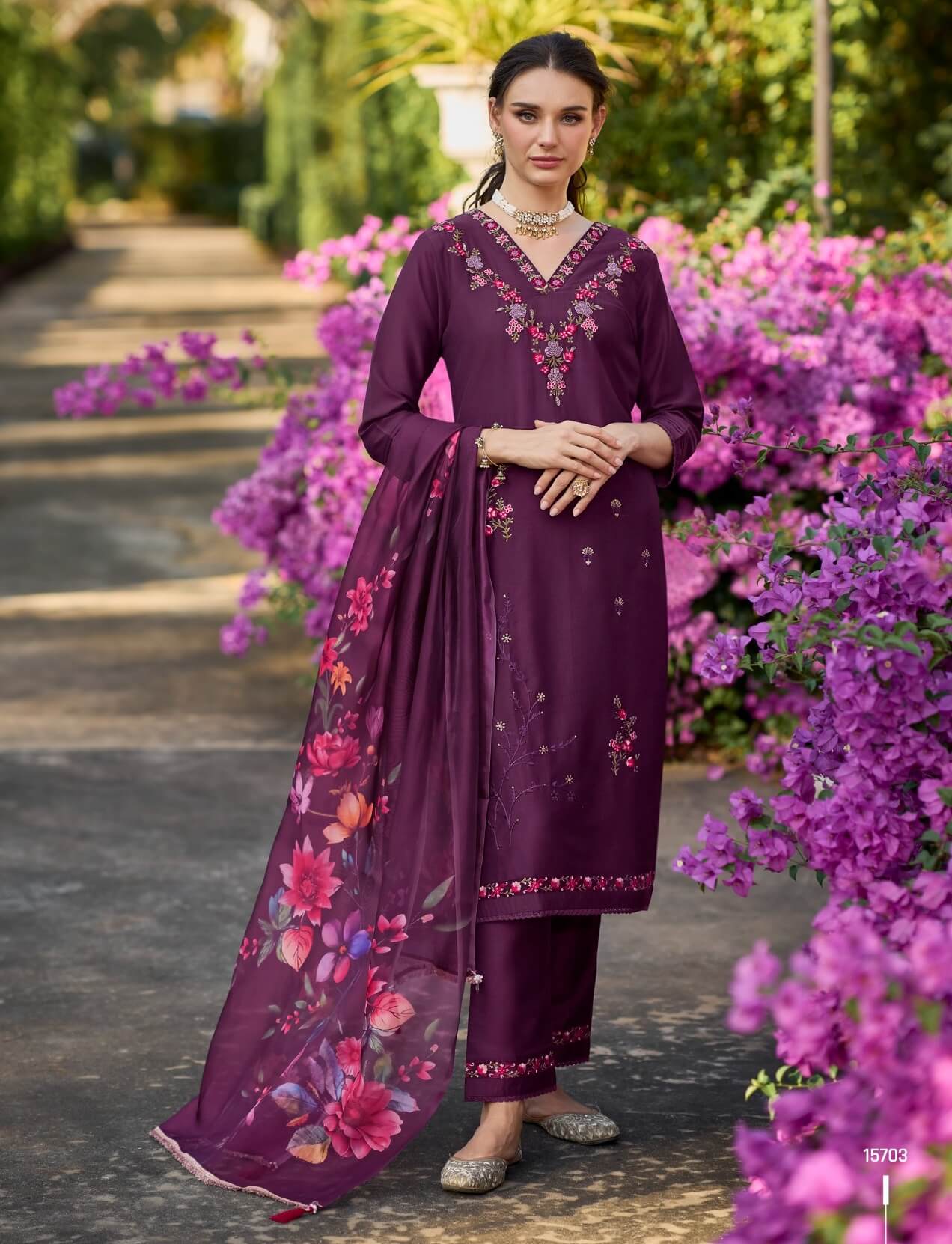 Lily And Lali Falak Embroidery Salwar Kameez Catalog collection 4
