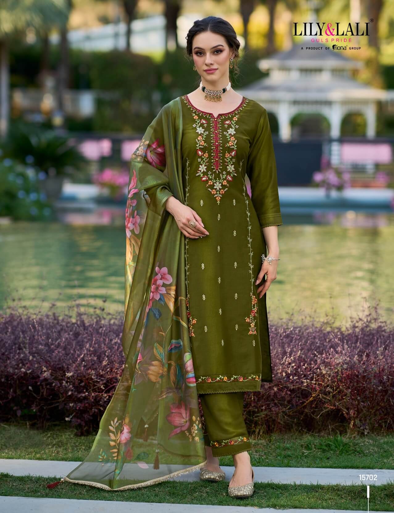 Lily And Lali Falak Embroidery Salwar Kameez Catalog collection 1