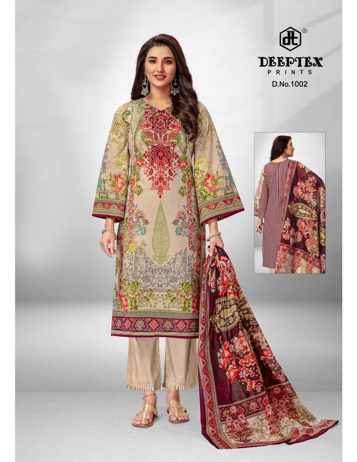 Deeptex Roohi Zara Vol 1 Pakistani Dress Material Catalog collection 8