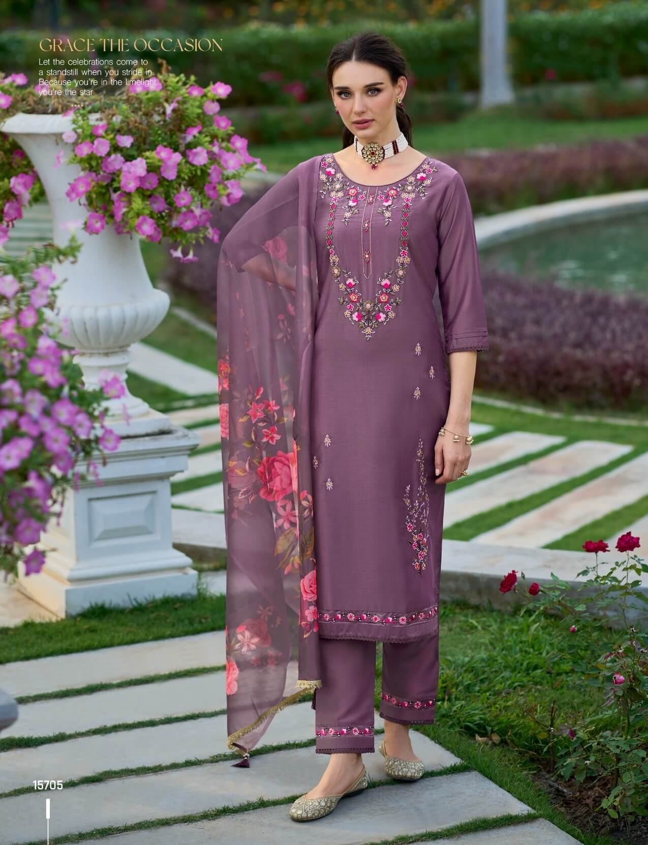 Lily And Lali Falak Embroidery Salwar Kameez Catalog collection 2