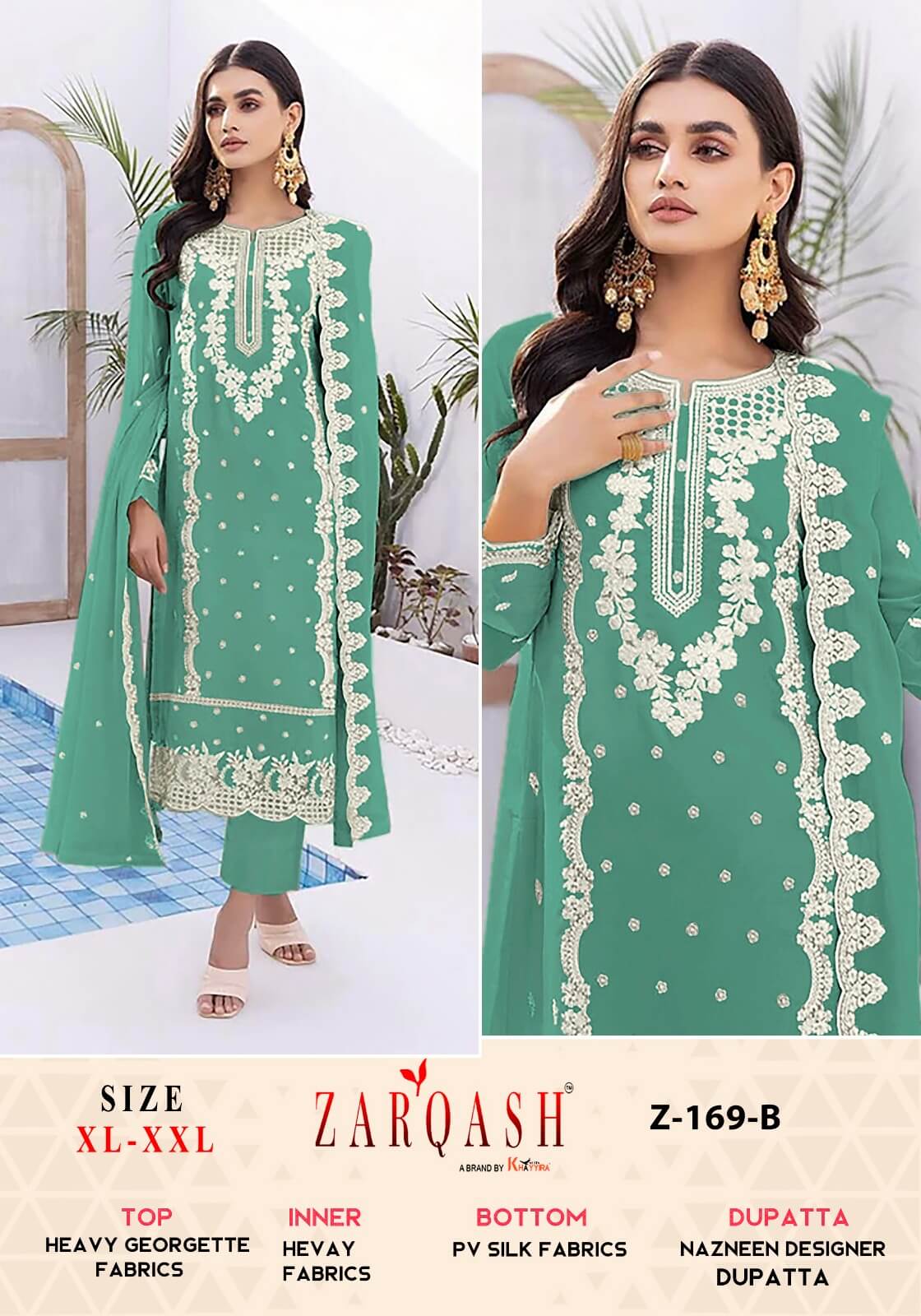 Zarqash Georgette Pakistani Suits Catalog collection 1