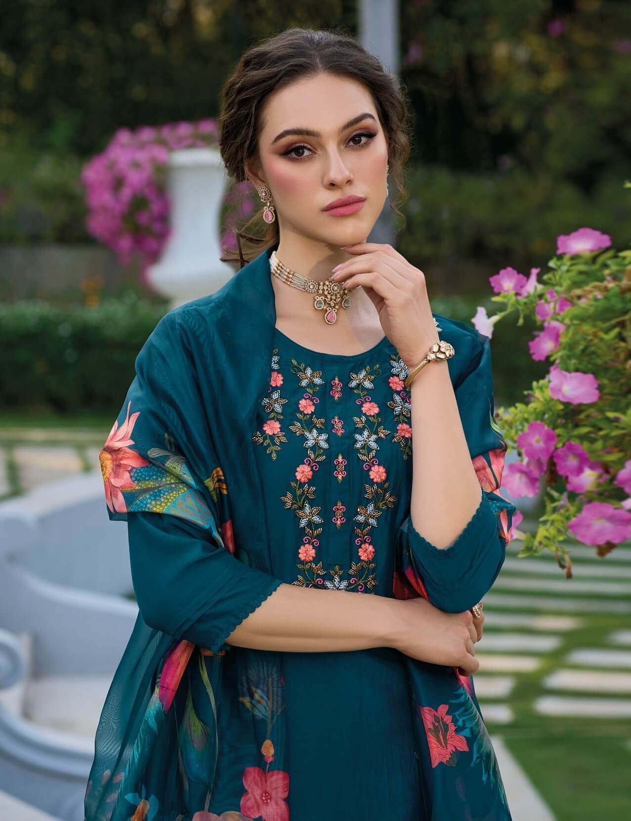 Lily And Lali Falak Embroidery Salwar Kameez Catalog collection 2