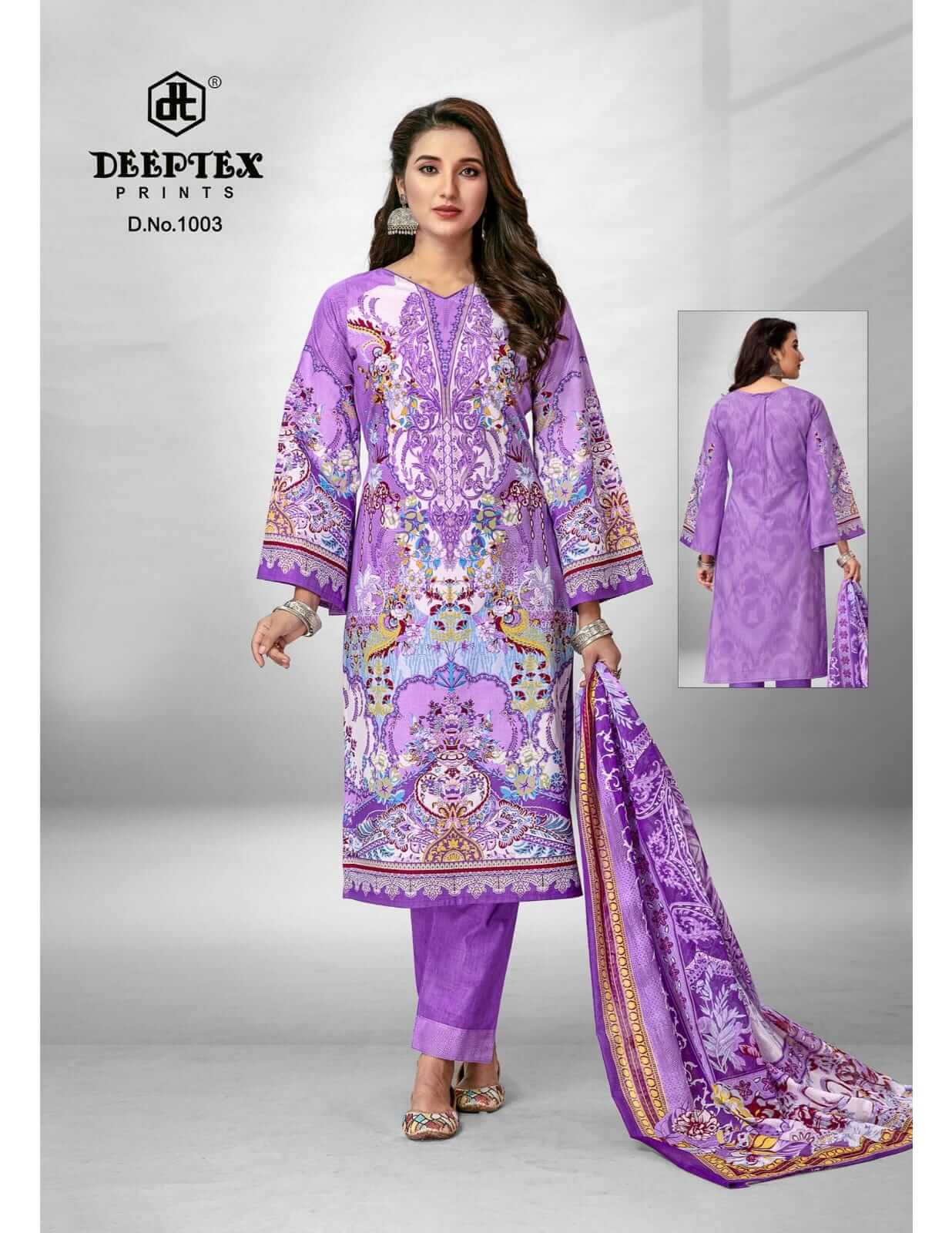 Deeptex Roohi Zara Vol 1 Pakistani Dress Material Catalog collection 7