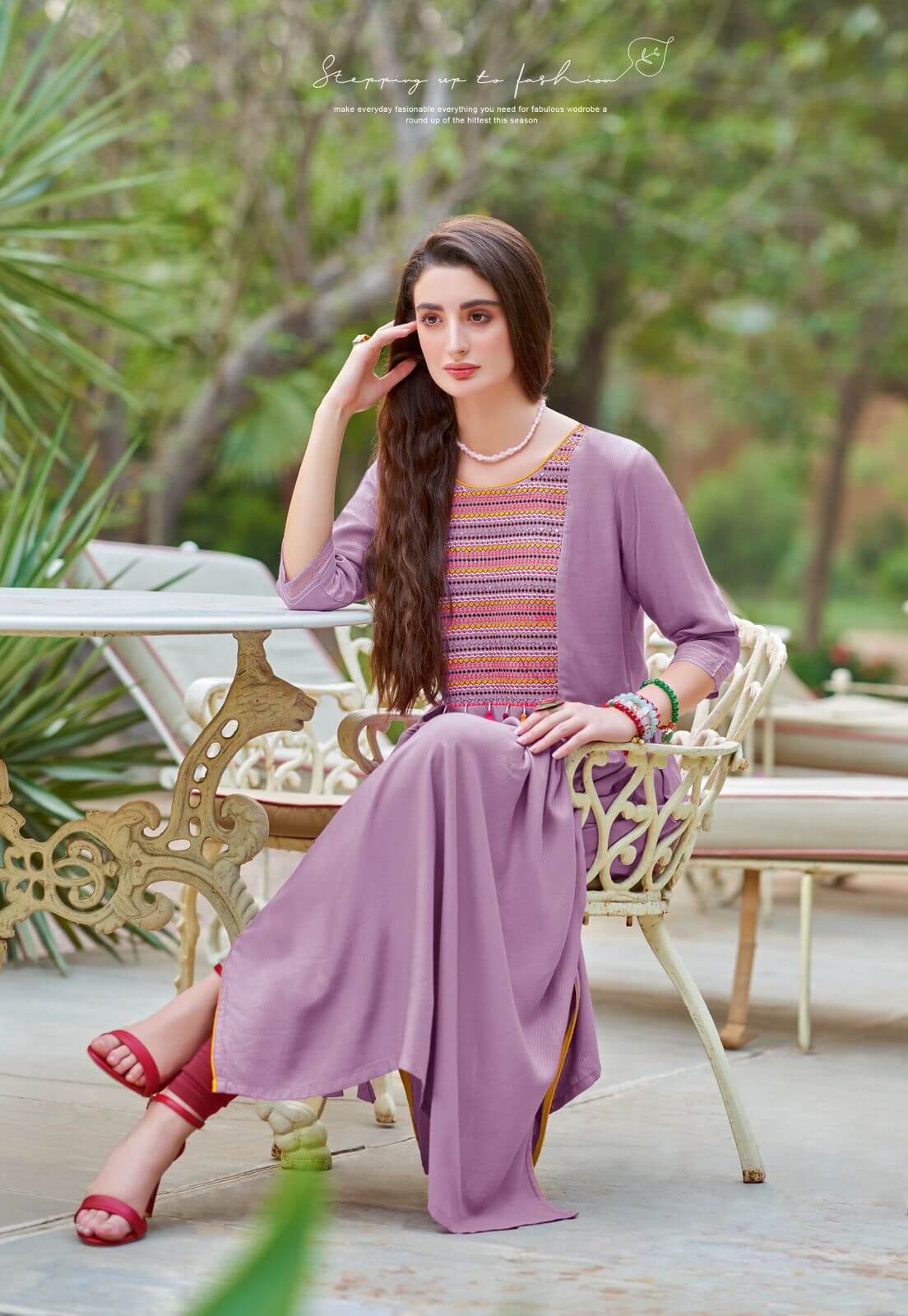 mittoo mullberry Rayon Embroidery Kurti Catalog collection 4