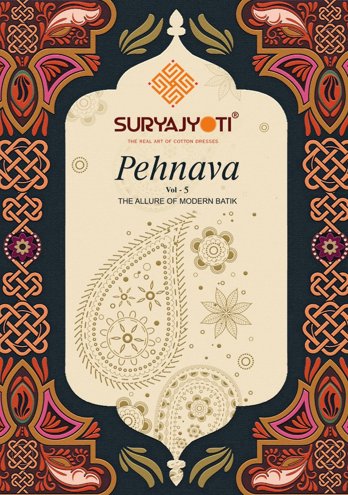 Suryajyoti Pehnava vol 5 Batik Readymade Dress Catalog collection 6