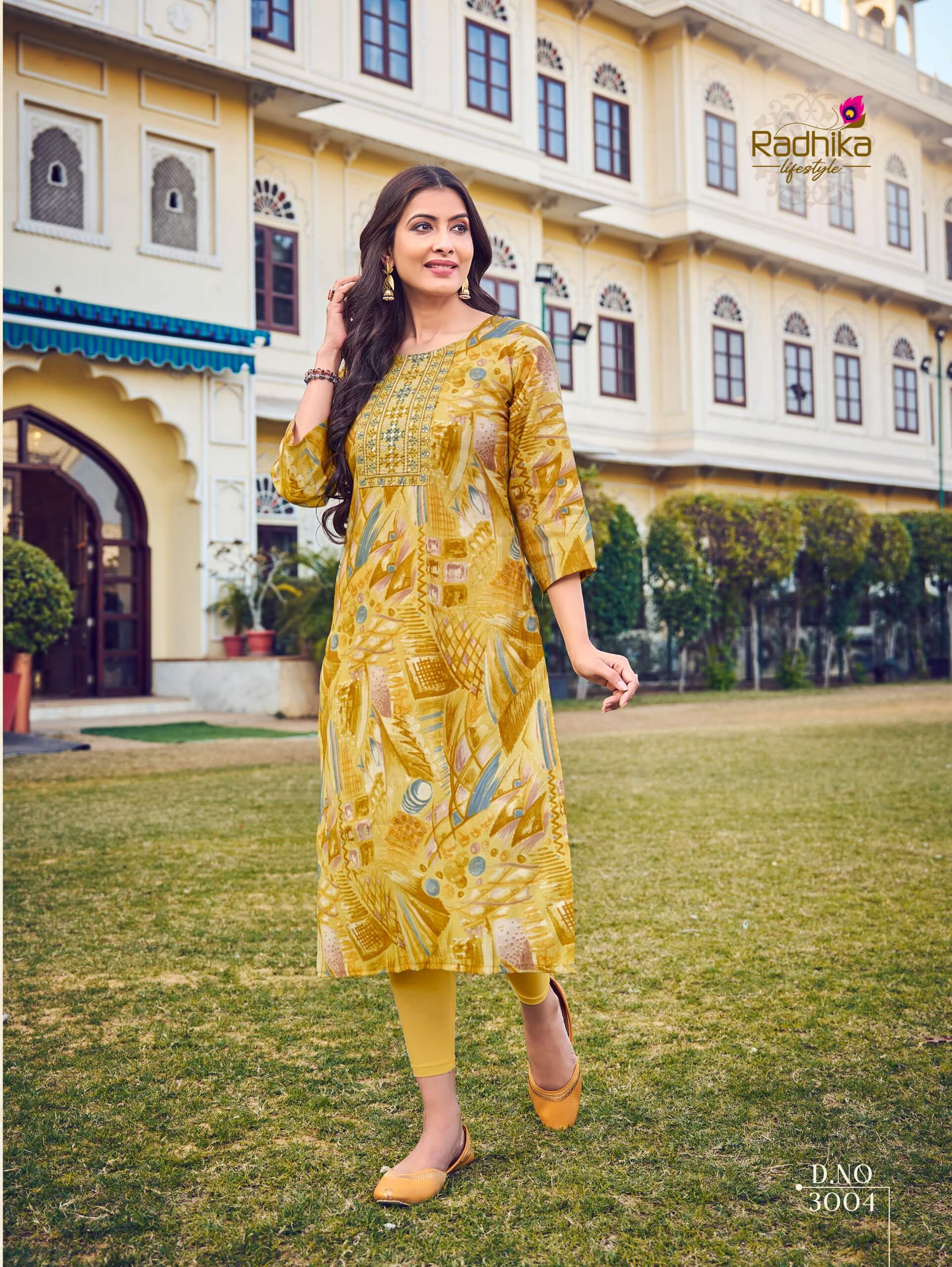 Radhika Lifestyle Charming Vol 3 Casual Wear Kurti Catalog collection 11