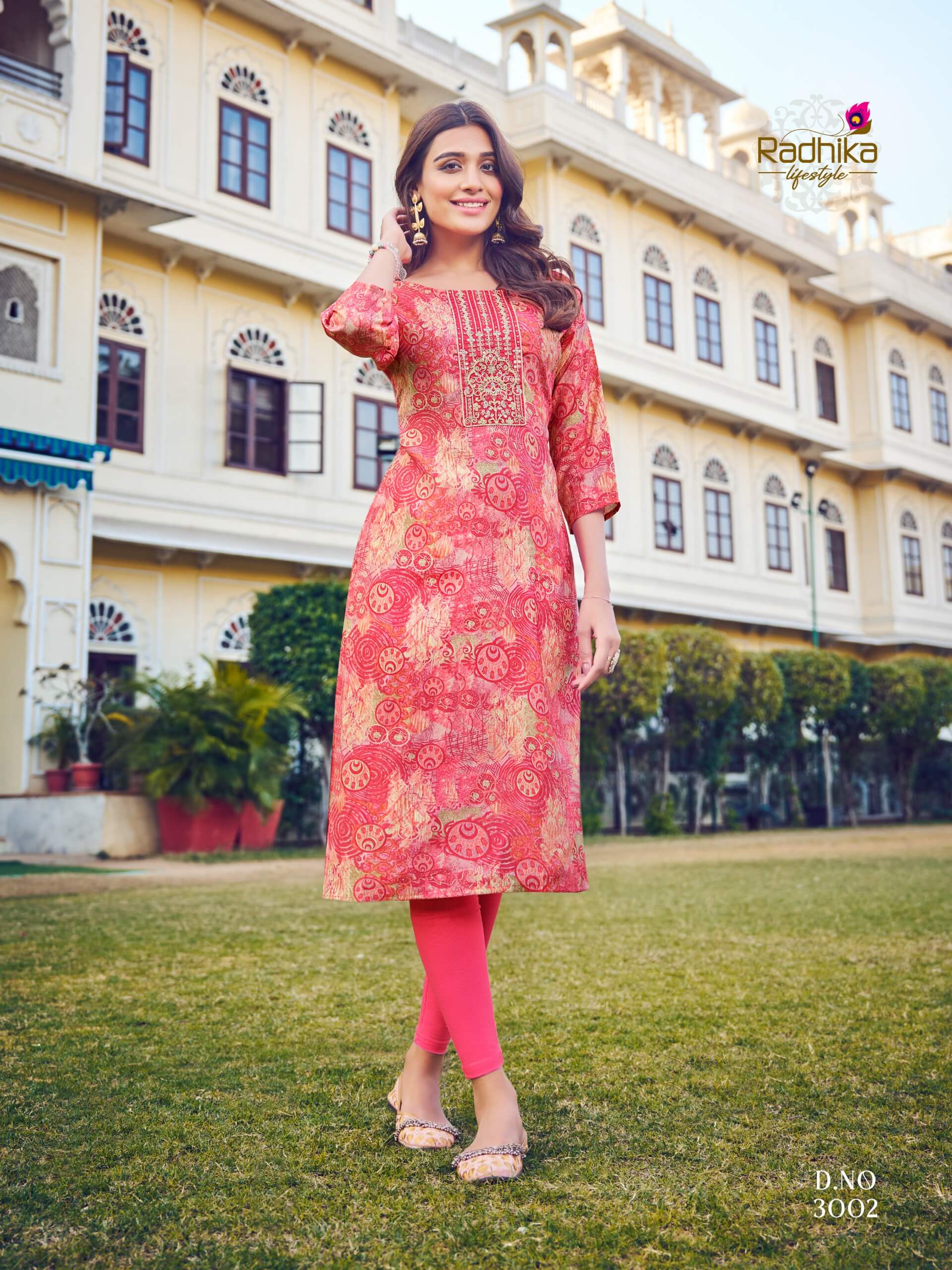 Radhika Lifestyle Charming Vol 3 Casual Wear Kurti Catalog collection 4