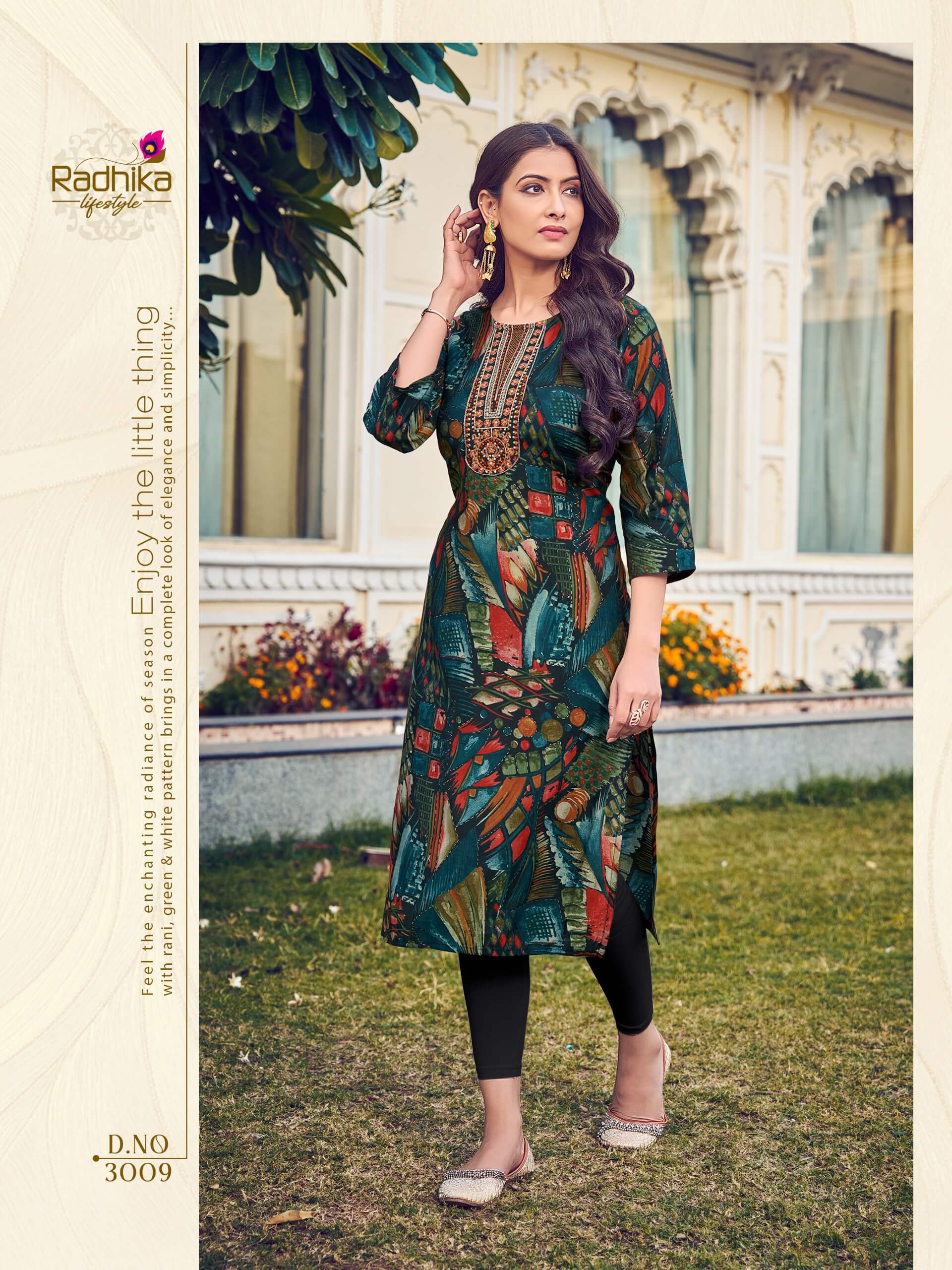 Radhika Lifestyle Charming Vol 3 Casual Wear Kurti Catalog collection 8