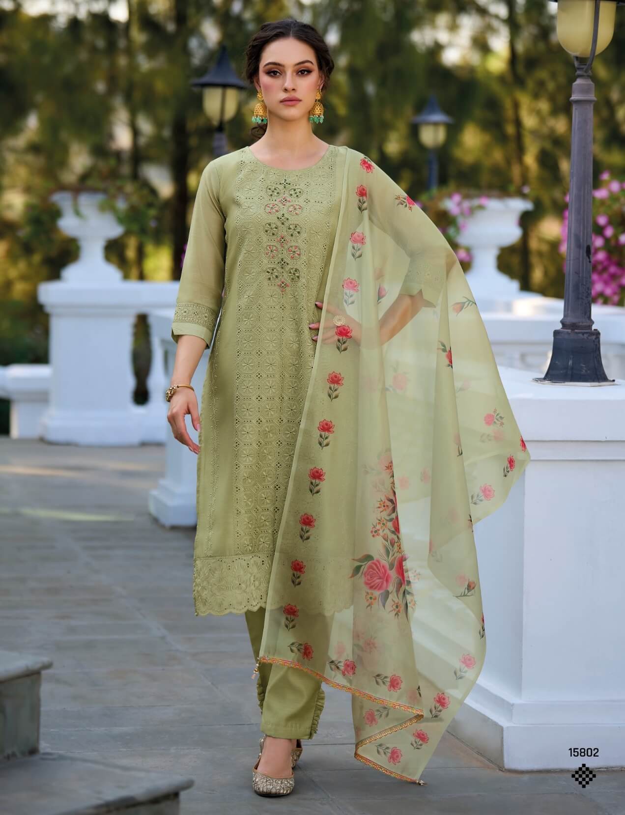 Lily Lali Chikankari Vol 3 Chudidar Salwar Suits Catalog collection 2