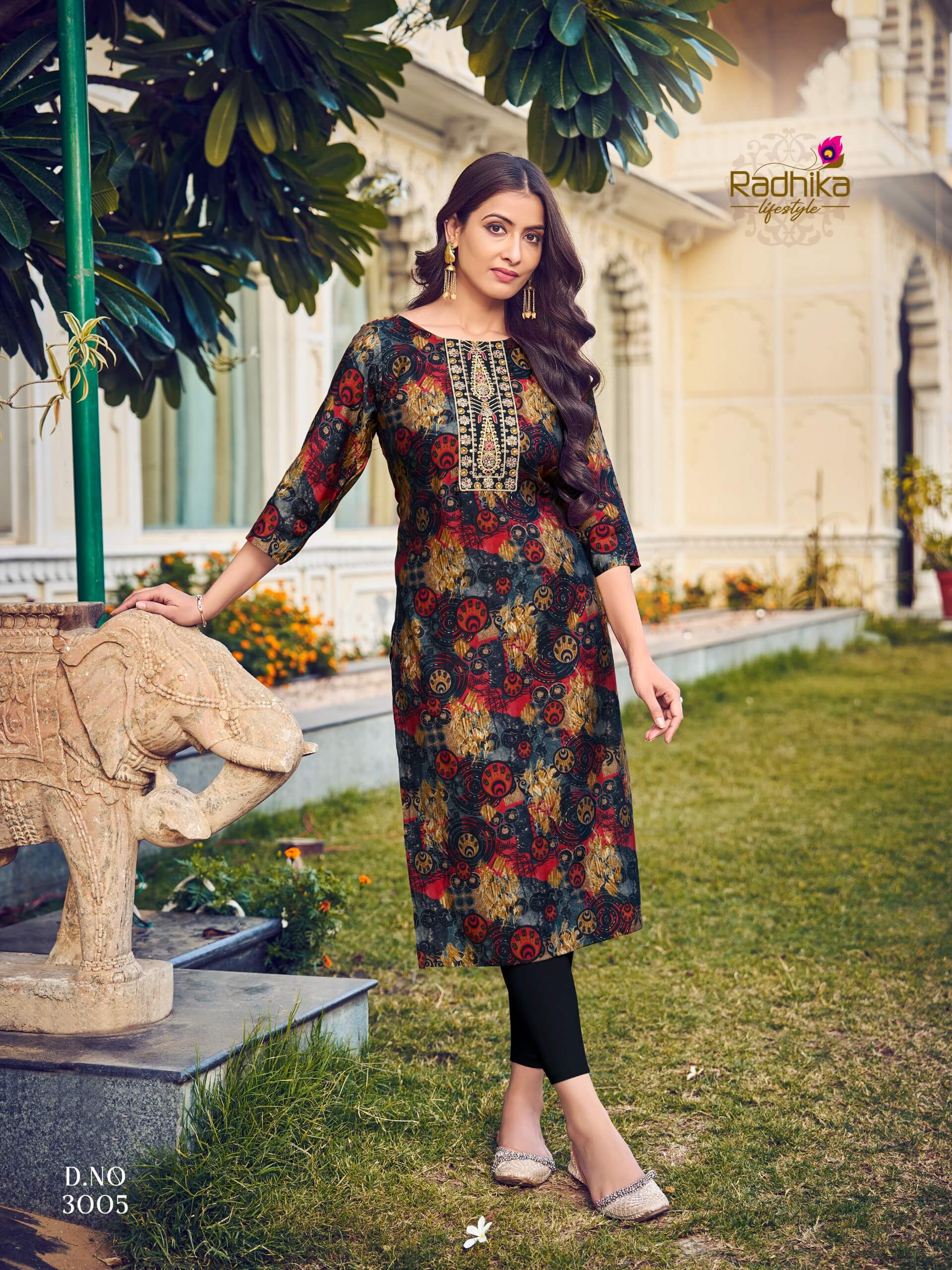 Radhika Lifestyle Charming Vol 3 Casual Wear Kurti Catalog collection 2