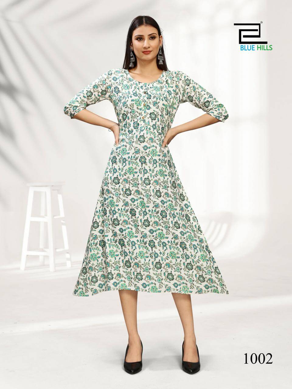 Blue Hills God Gift Rayon Feeding Kurtis Catalog collection 9