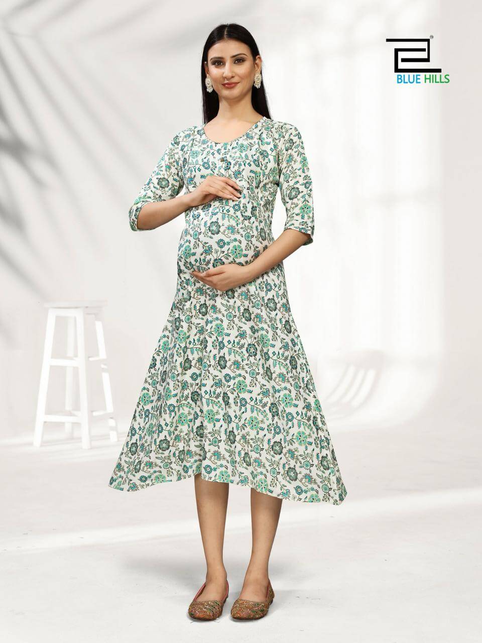 Blue Hills God Gift Rayon Feeding Kurtis Catalog collection 8