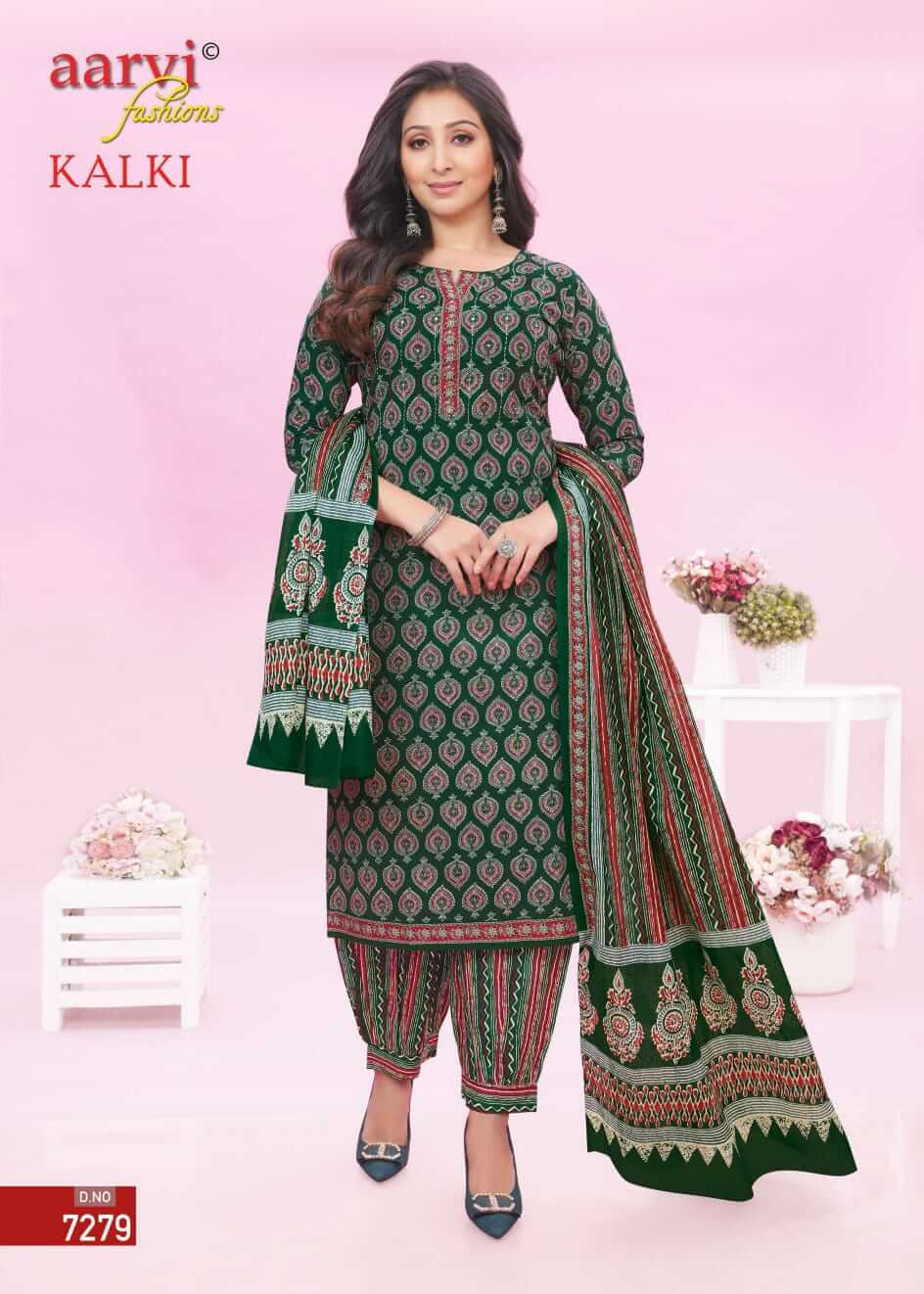 Aarvi Fashion Kalki vol 2 Cotton Salwar Kameez collection 10